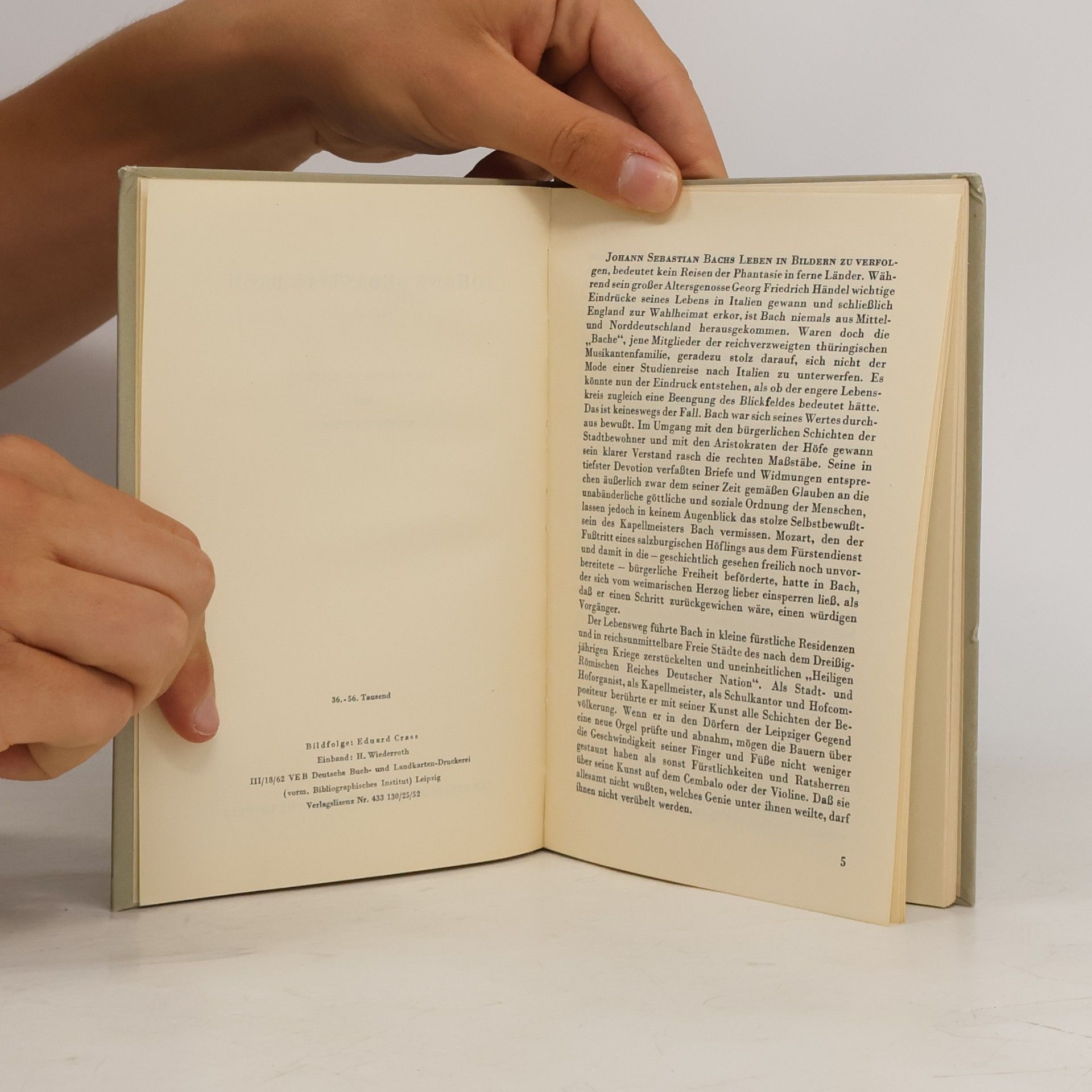 Johann Sebastian Bach Sein Leben in Bildern