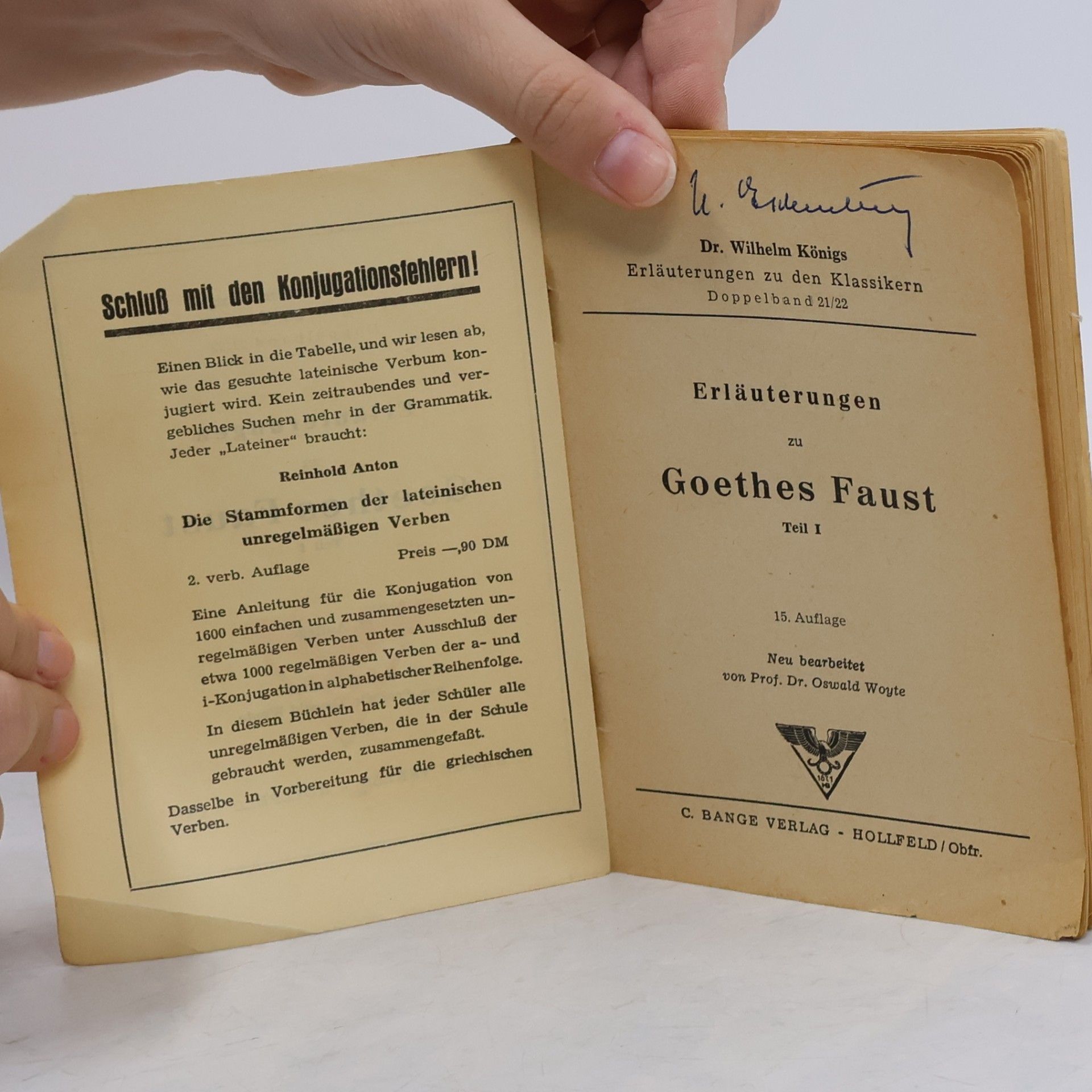 Johann Wolfgang von Goethe Erläuterungen zu Goethes Faust. Teil I