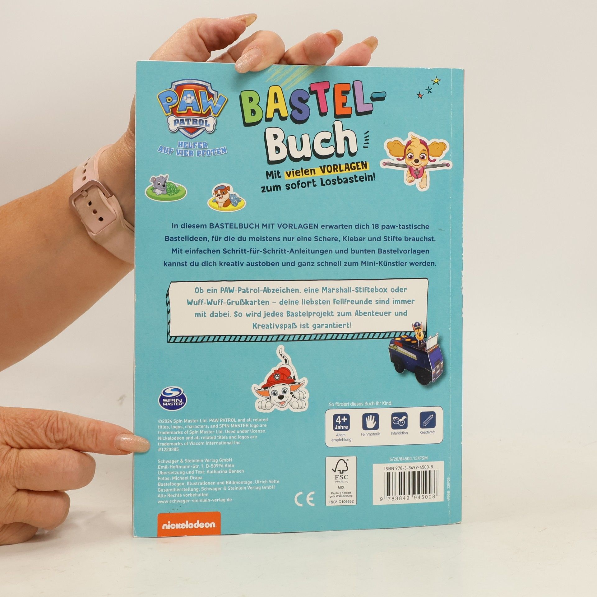 Paw Patrol: Helfer auf vier Pfoten: Bastelbuch