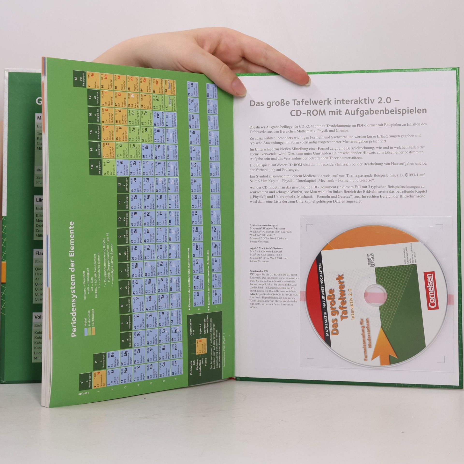 Various authors Das große Tafelwerk interaktiv 2.0, Formelsammlung für Niedersachsen