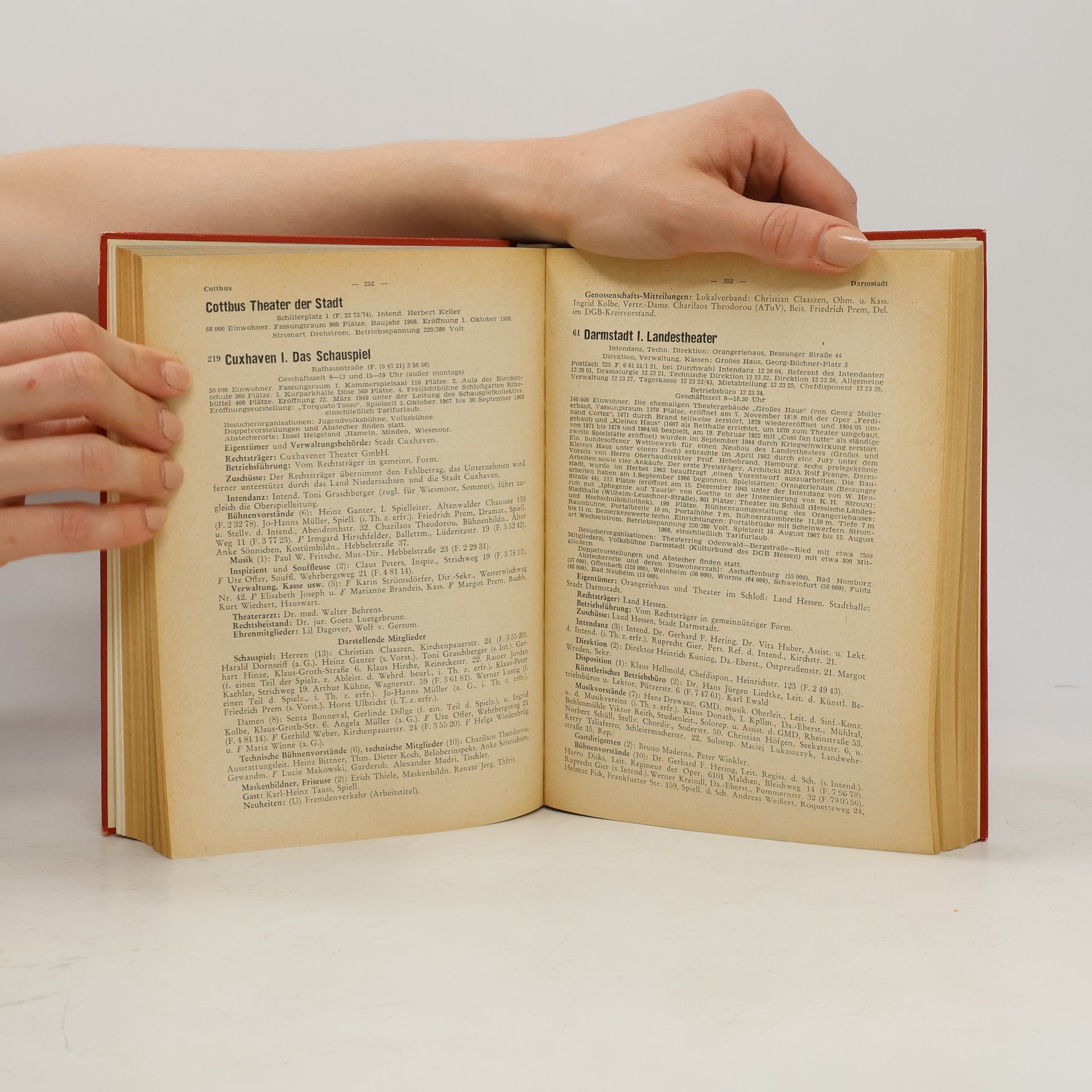 Autorenkollektiv Deutsches bühnen Jahrbuch 1968