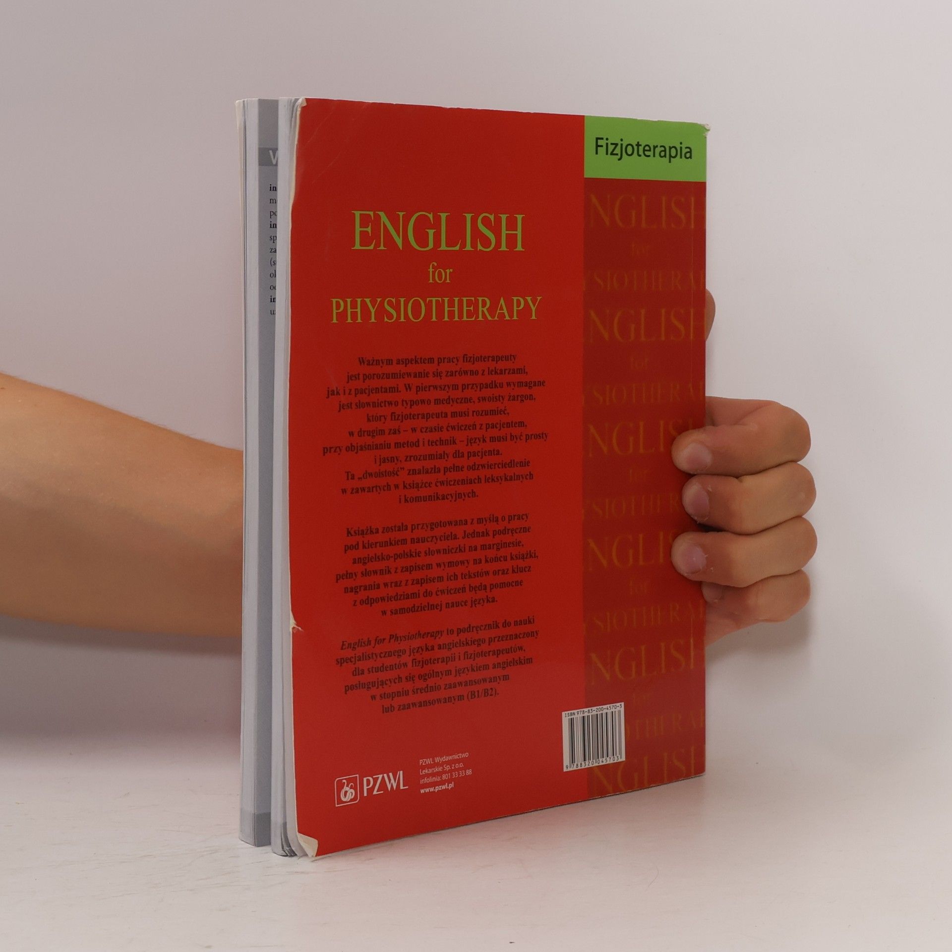 Joanna Ciecierska English for physiotherapy Podręcznik z płytą CD