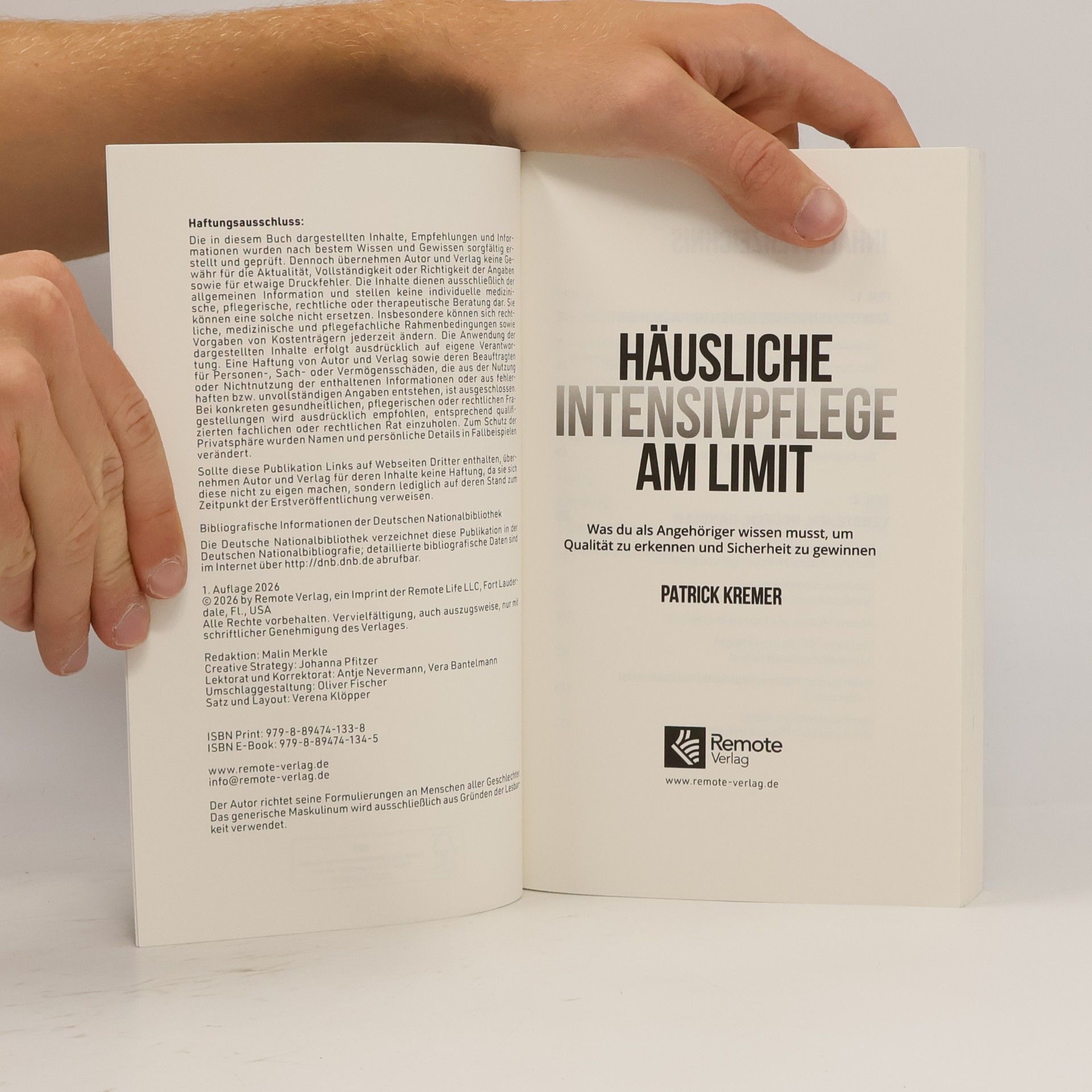 Patrick Kremer Häusliche Intensivpflege am Limit