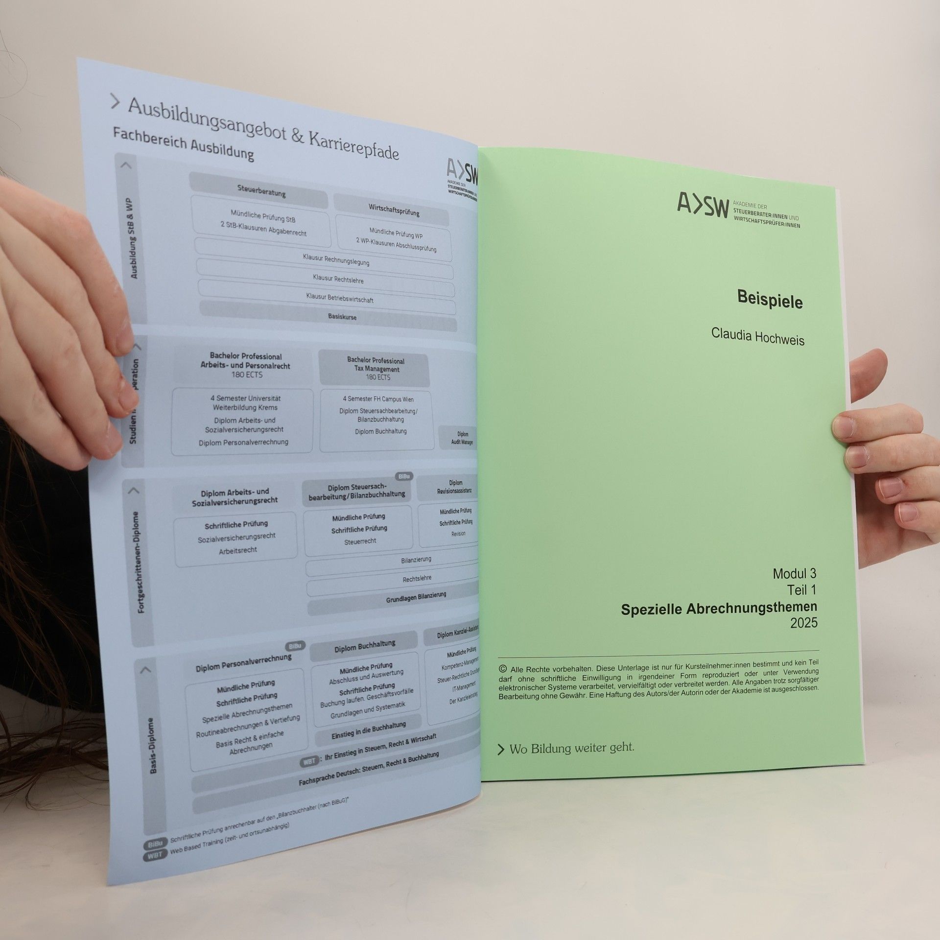 Claudia Hochweis Spezielle Abrechnungsthemen