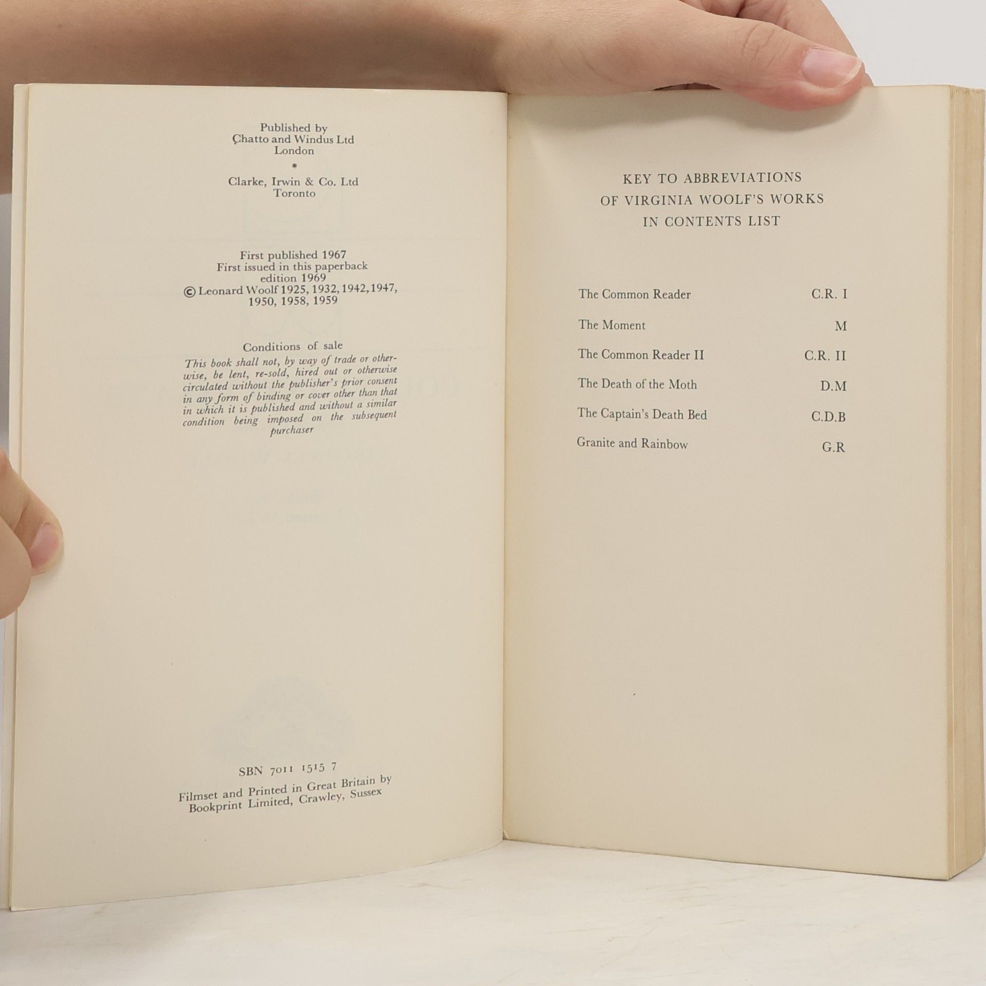 Virginia Woolf Collected Essays IV.