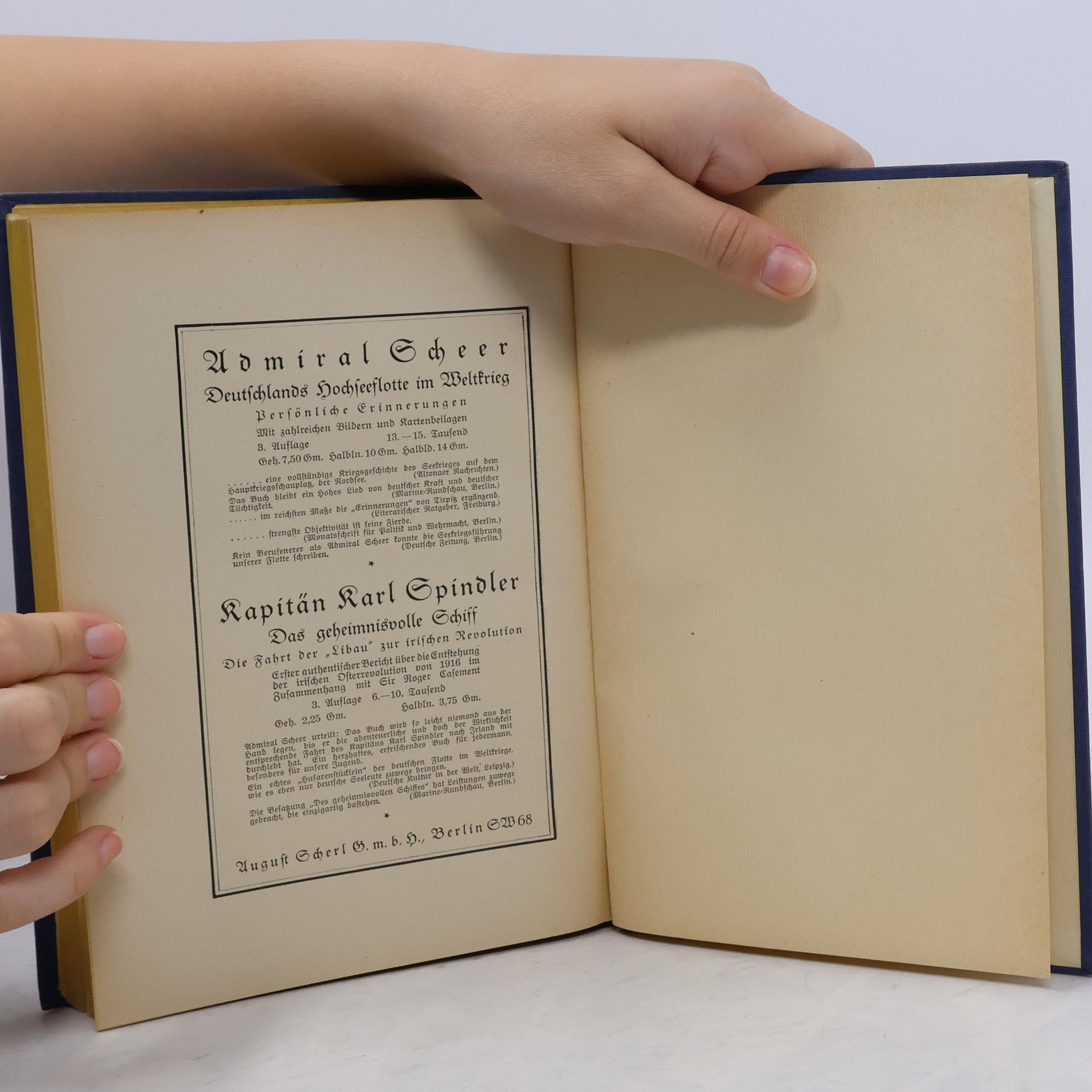 Albert Hopman Das Logbuch eines deutschen Seeoffiziers