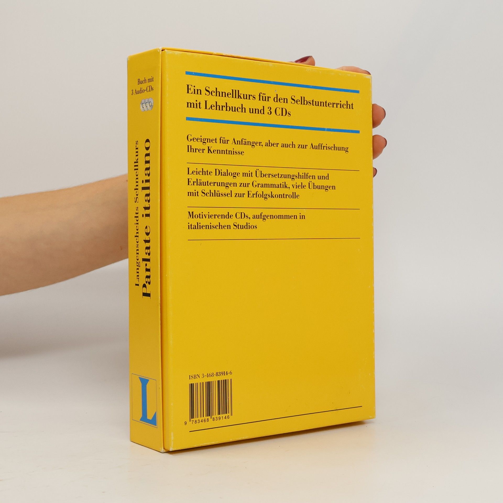Ima Agustoni Langenscheidts Schnellkurs: Parlate italiano (Lehrbuch + 3 CDs in der Box)