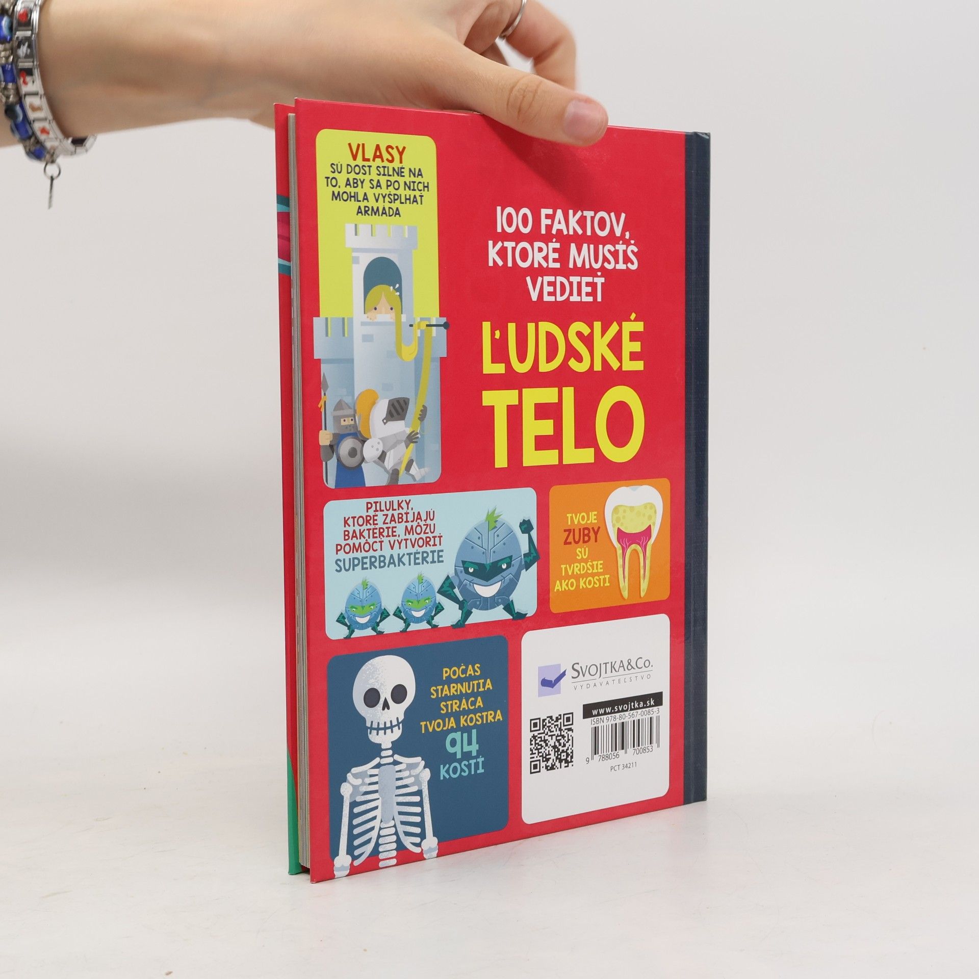 Various authors 100 faktov, ktoré musíš vedieť : Ľudské telo