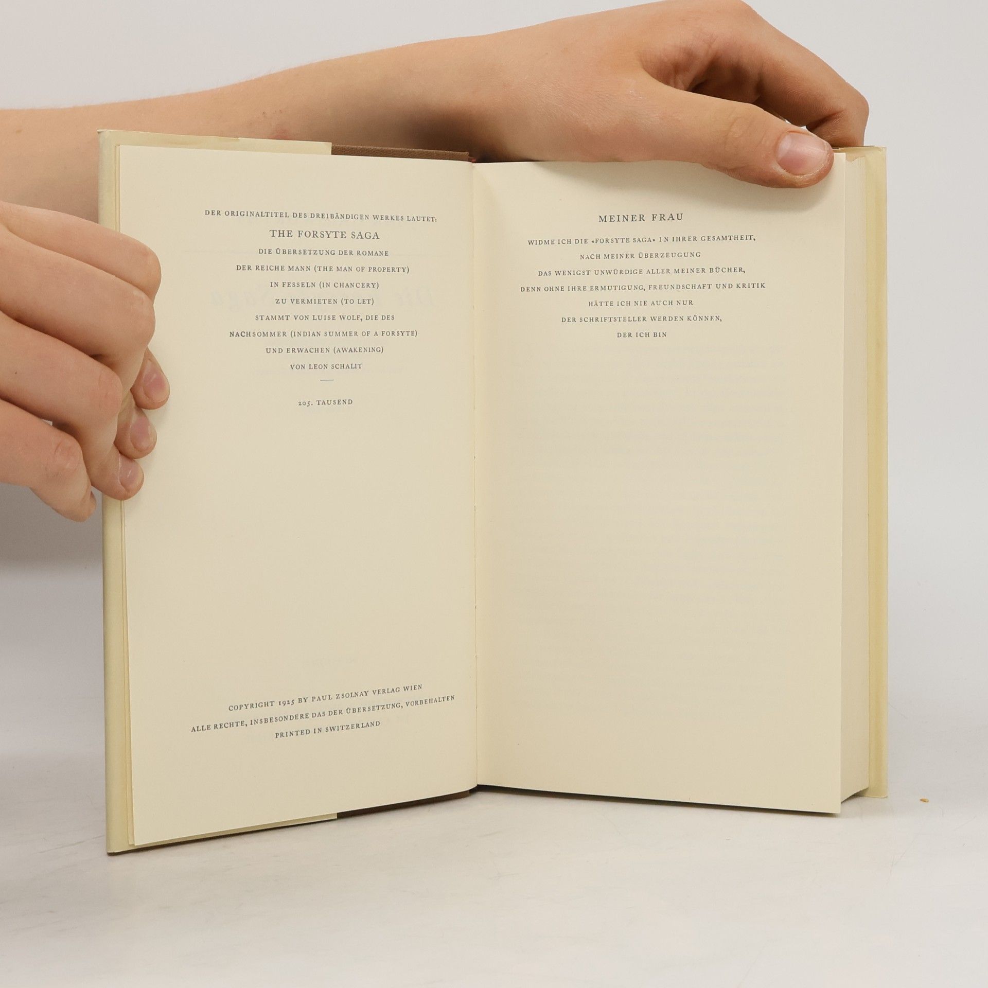 John Galsworthy Die Forsyte Saga I