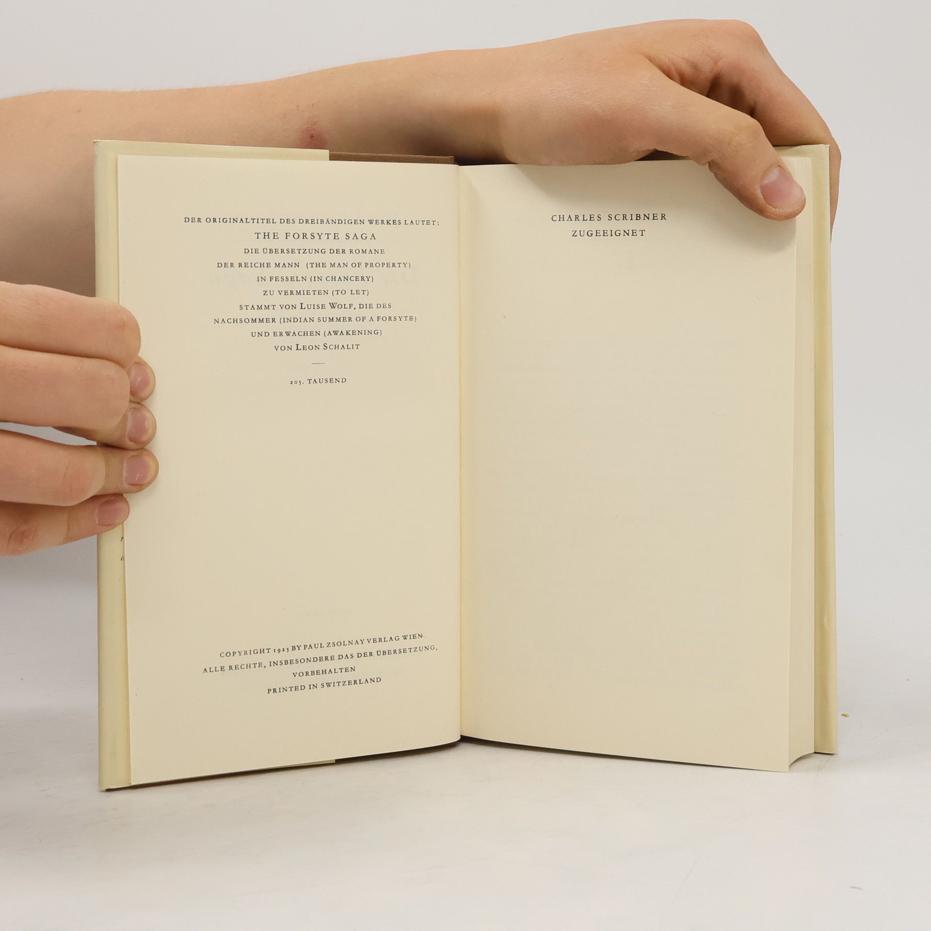 John Galsworthy Die Forsyte Saga III. Zu vermieten