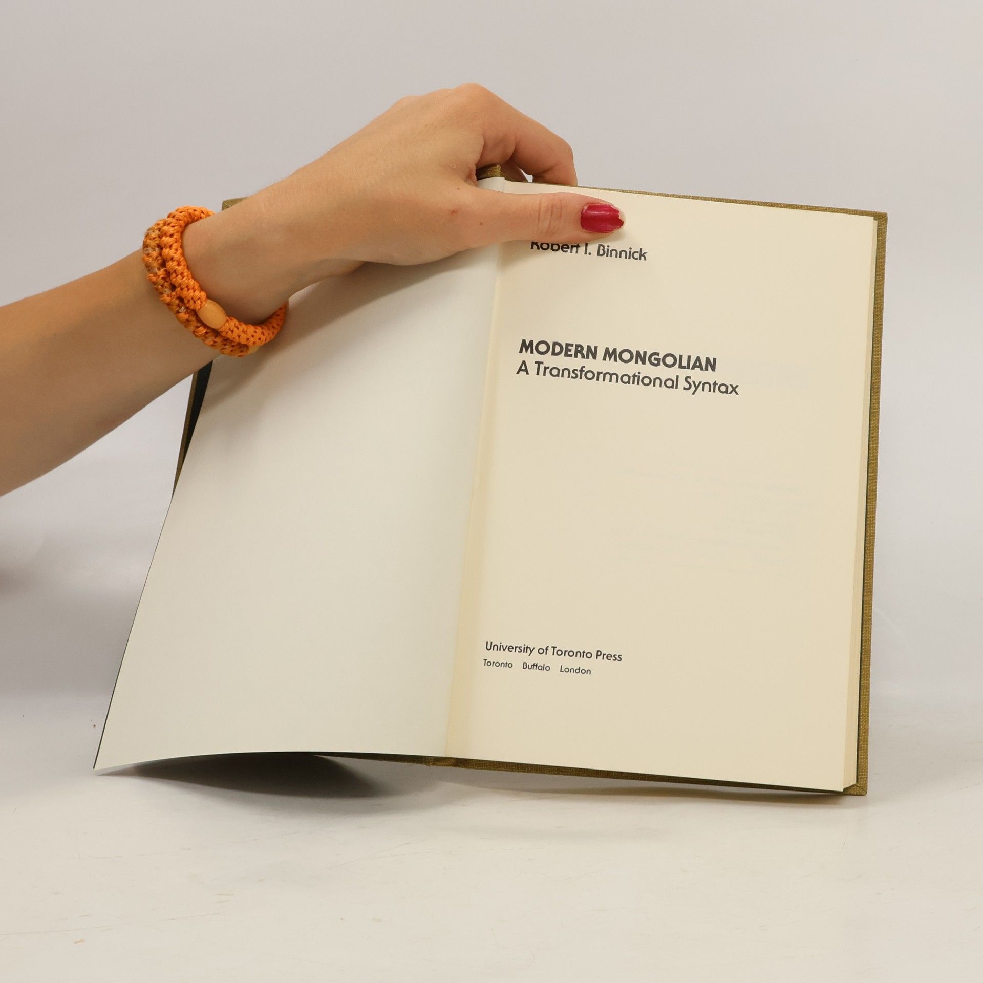 Robert I. Binnick Modern Mongolian