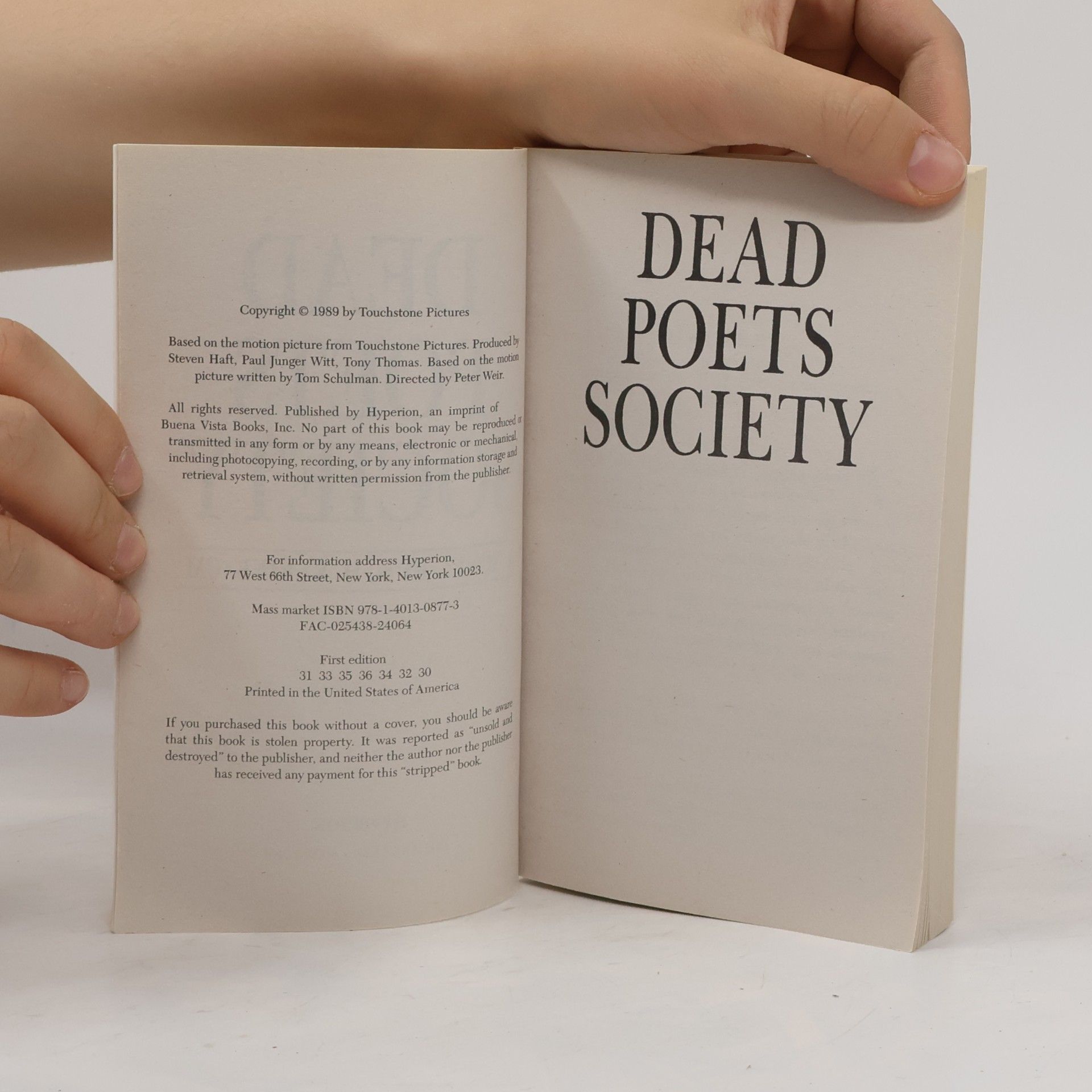 Nancy H. Kleinbaum Dead poets society