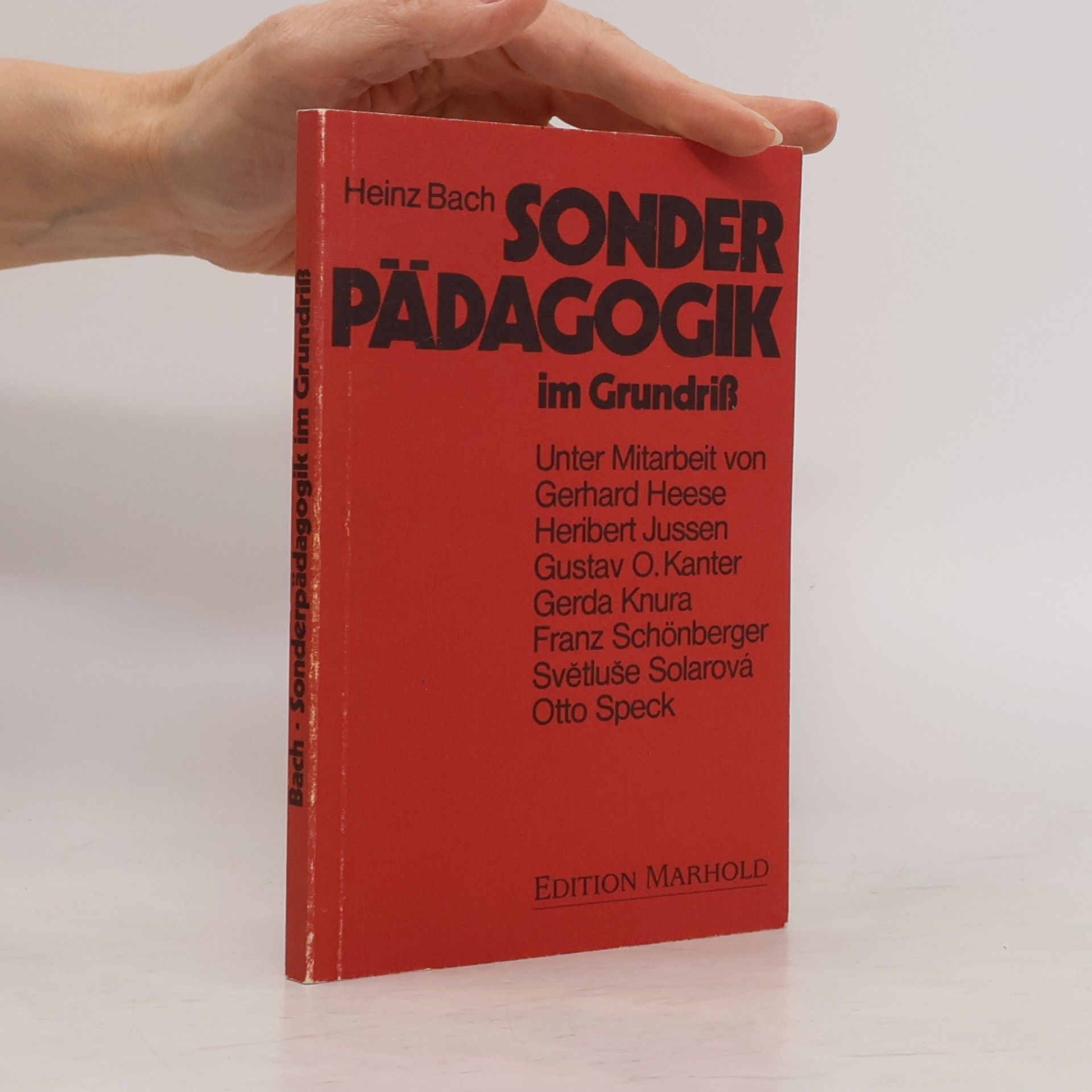 Sonderpädagogik im Grundriss