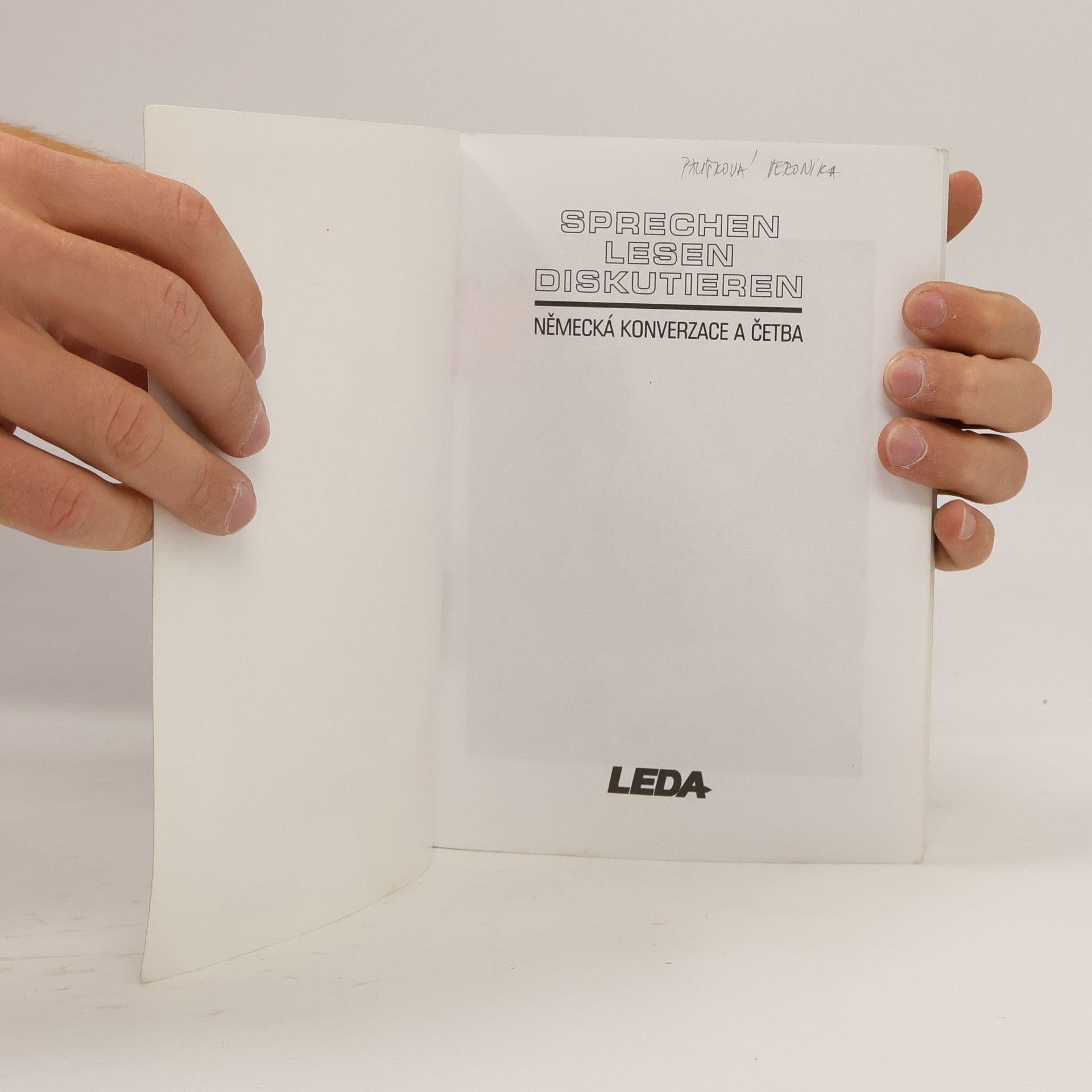 Milada Kouřimská Sprechen, lesen, diskutieren. Německá konverzace a četba
