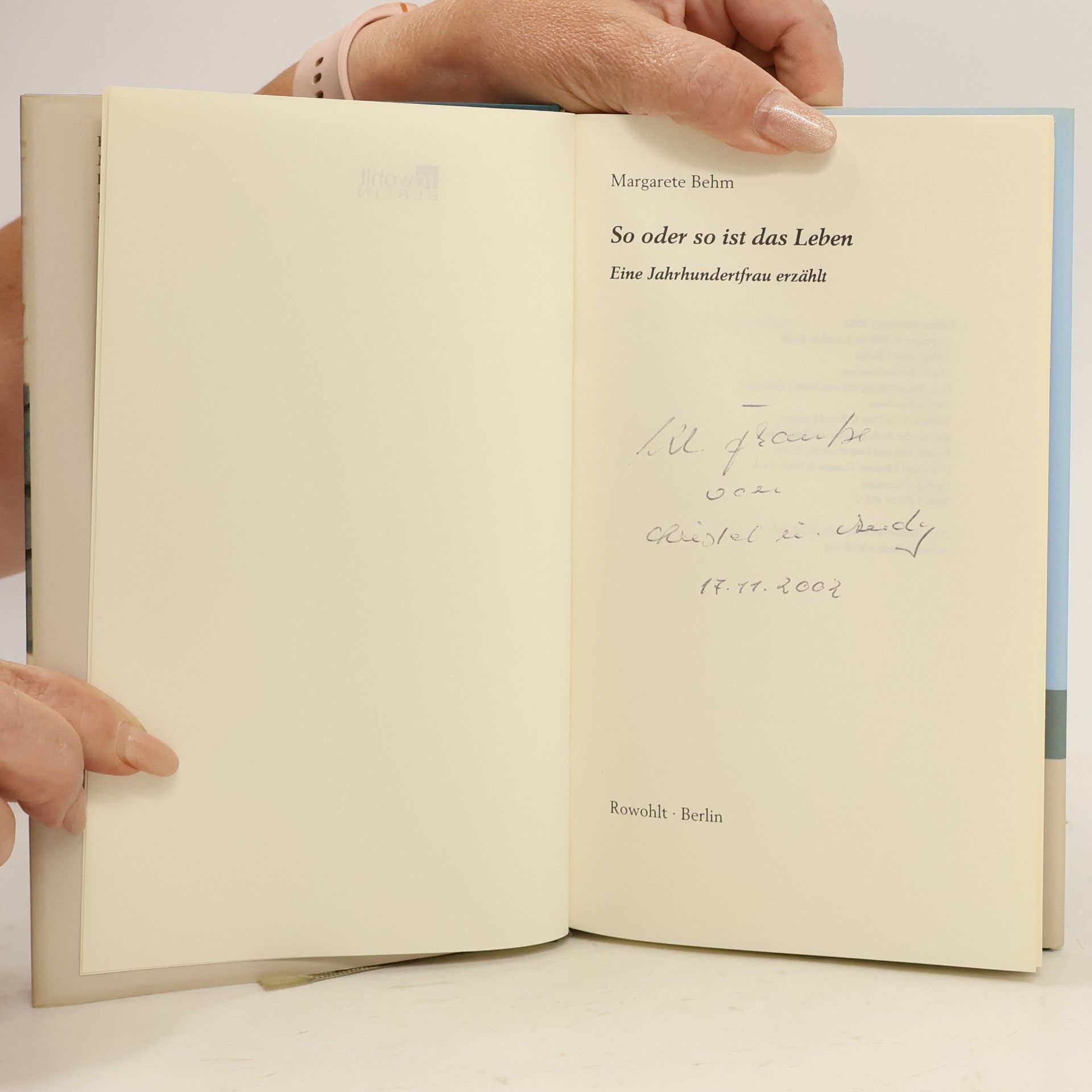 Margarete Behm So oder so ist das Leben