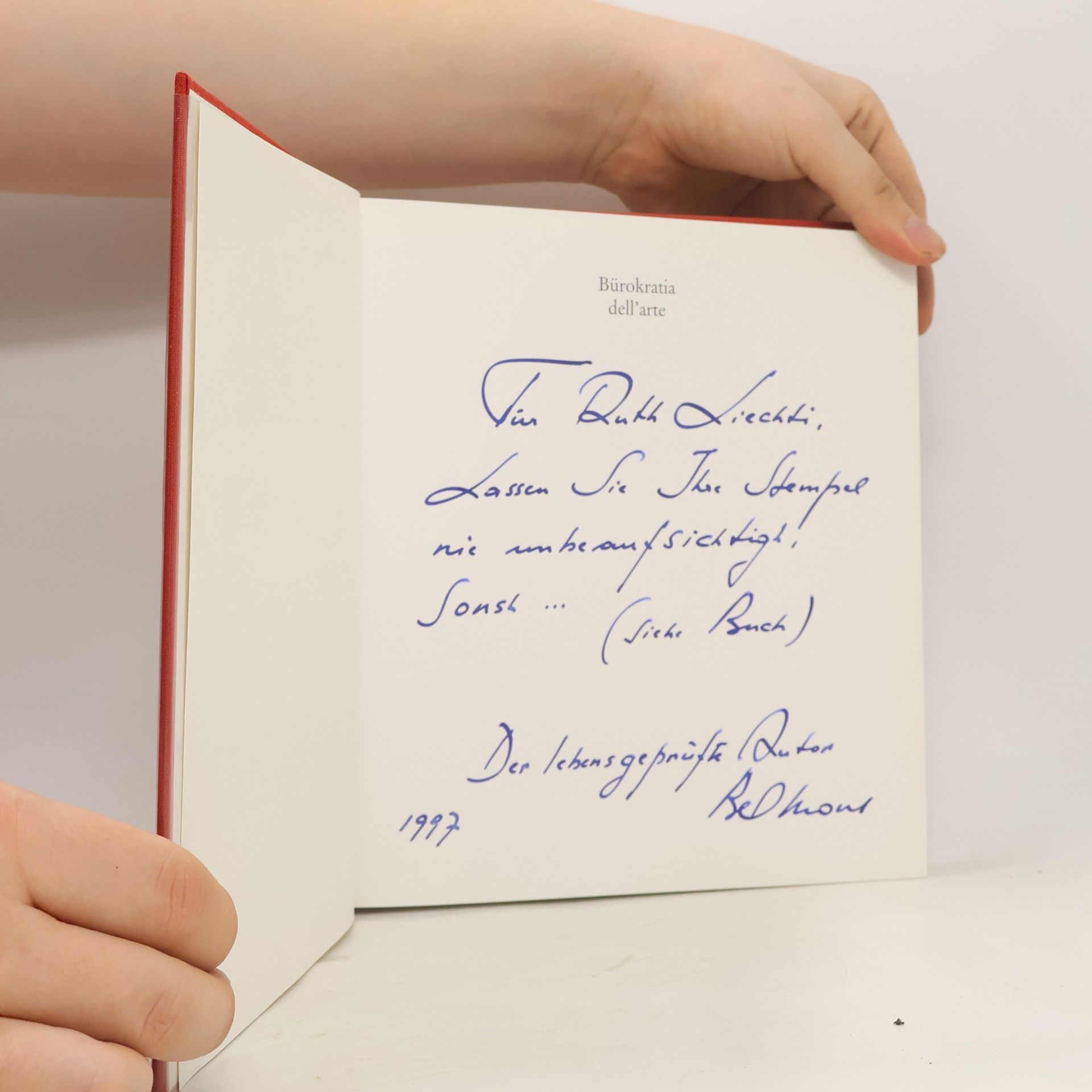 Werner Belmont Bürokratia dell'arte