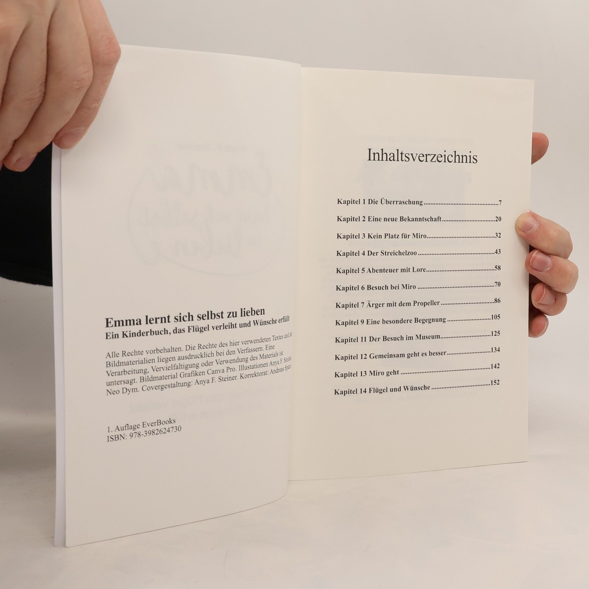 Anya F. Steiner Die Emma Bücher - 3: Emma lernt sich selbst zu lieben – Ein Kinderbuch, das Flügel verleiht und Wünsche erfüllt