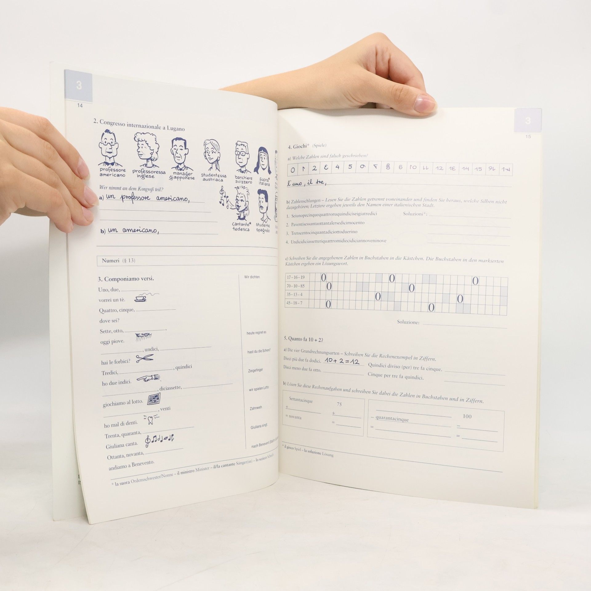 Rosanna Brambilla Grammatische Zusatzübungen zum Lehrbuch, Lektionen 1-8
