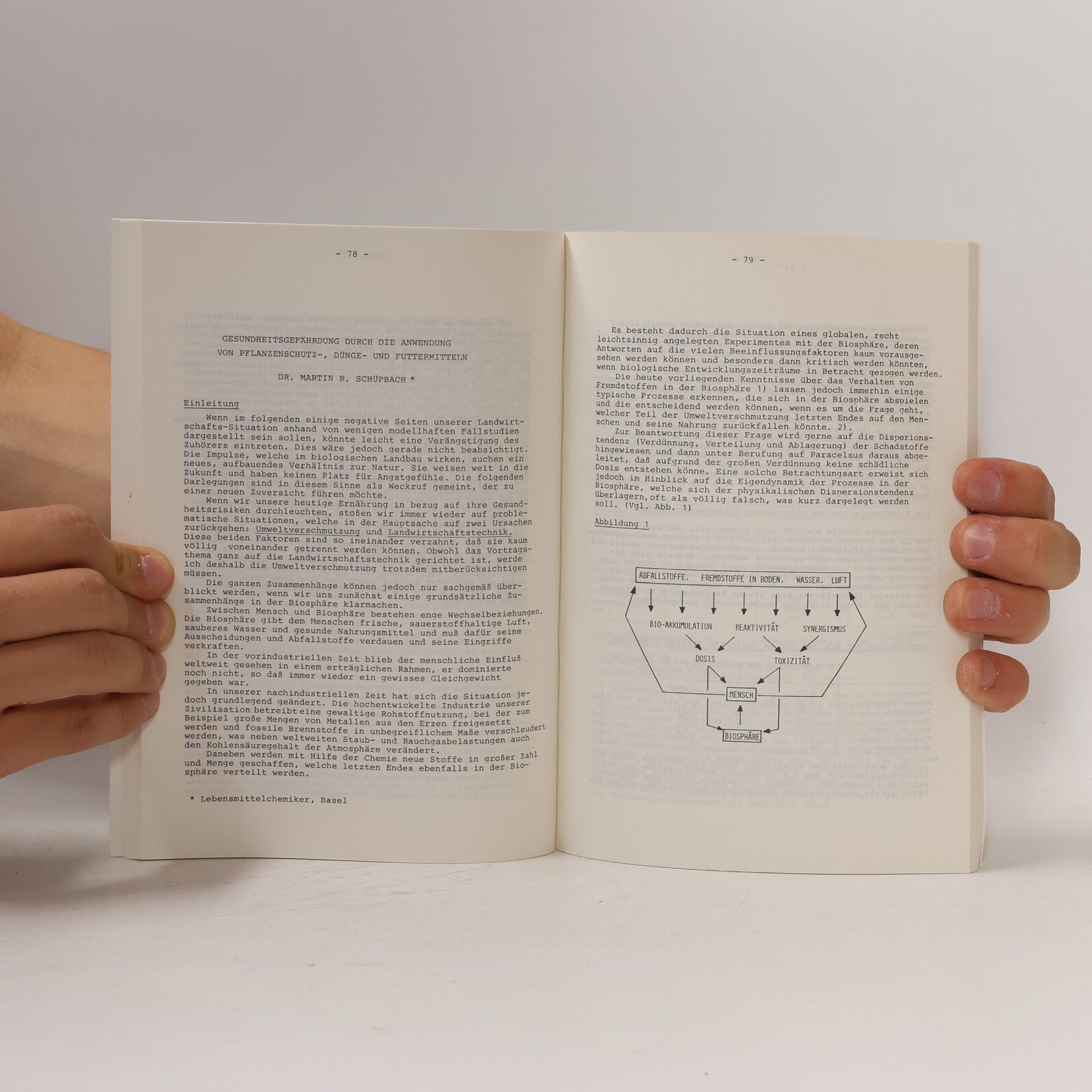 H. van Staa Landwirtschaft. Umwelt. Gesundheit. Kongreßbericht 1982