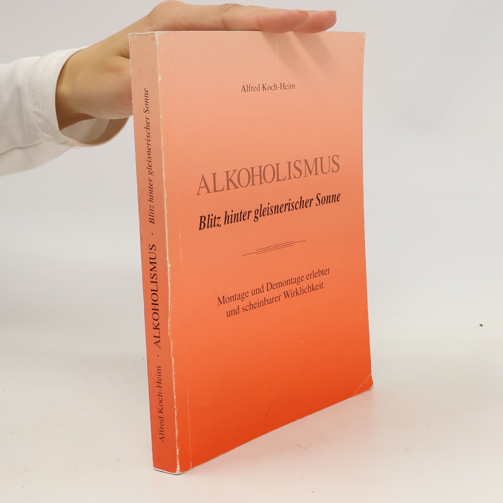 Alkoholismus. Blitz hinter gleisnerischer Sonne