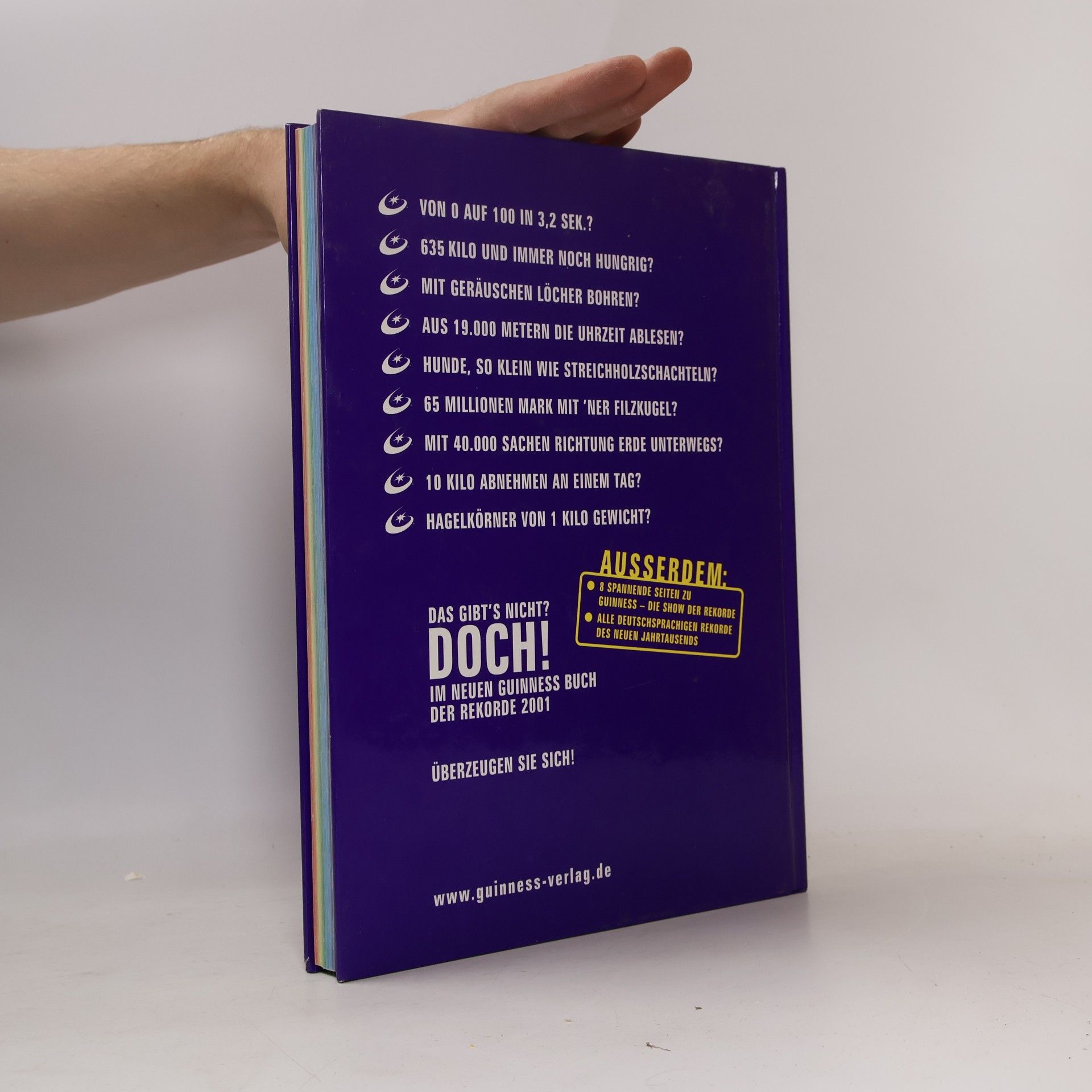 Autorenkollektiv Guinness Buch der Rekorde 2001