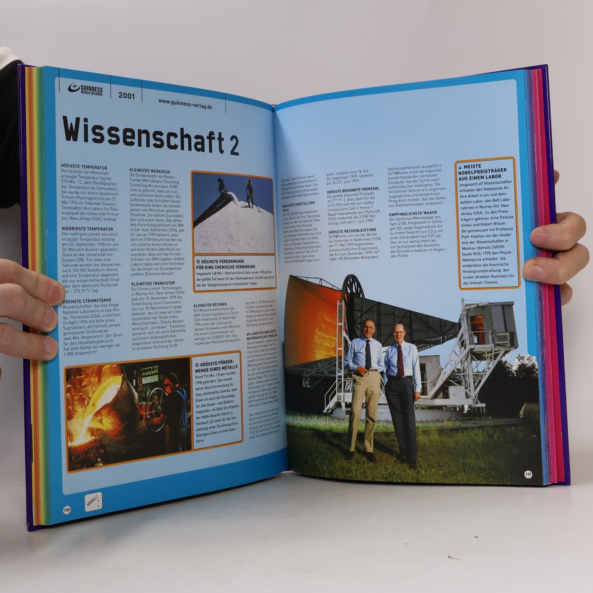 Autorenkollektiv Guinness Buch der Rekorde 2001