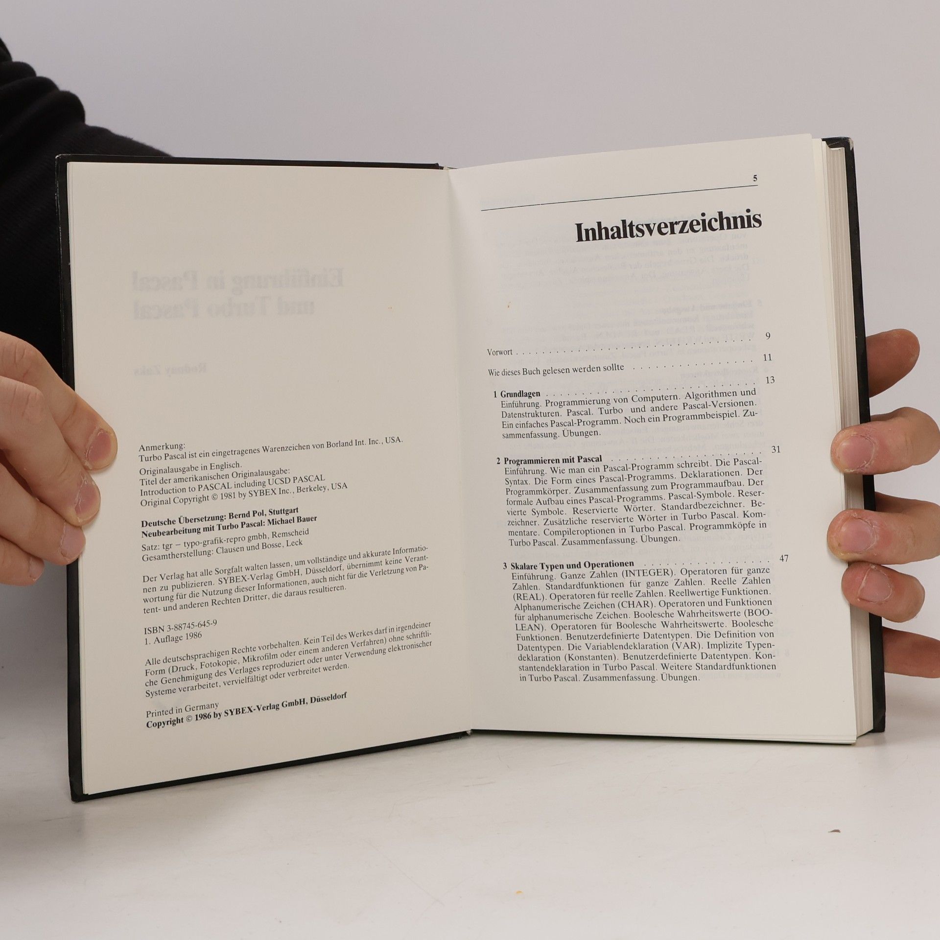 Rodnay Zaks Einführung in Pascal und Turbo Pascal