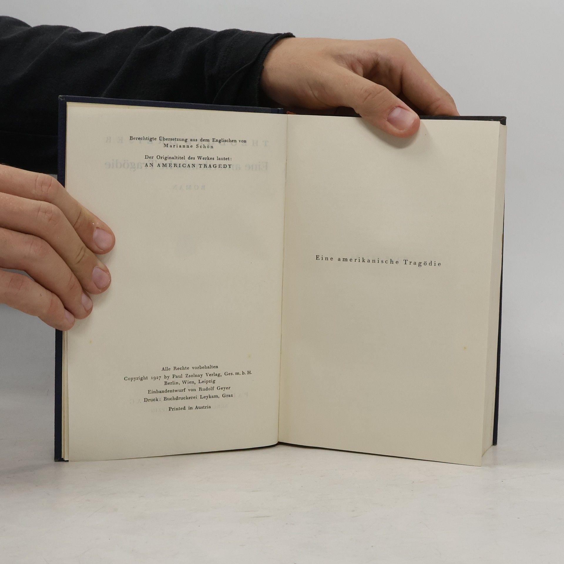 Theodore Dreiser Eine Amerikanische Tragödie
