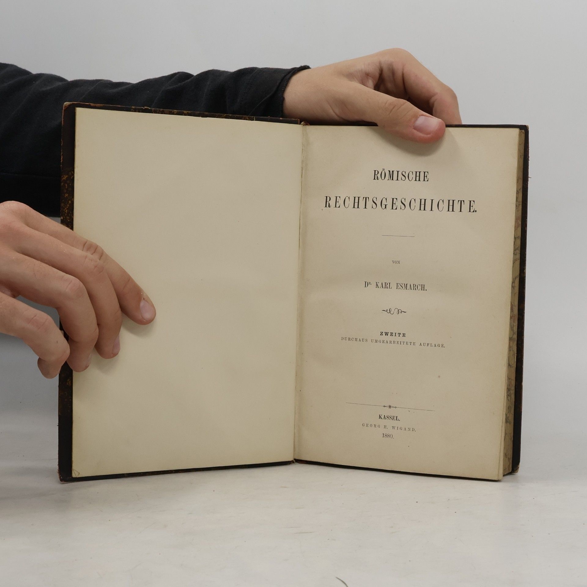 Karl Esmarch Römische Rechtsgeschichte