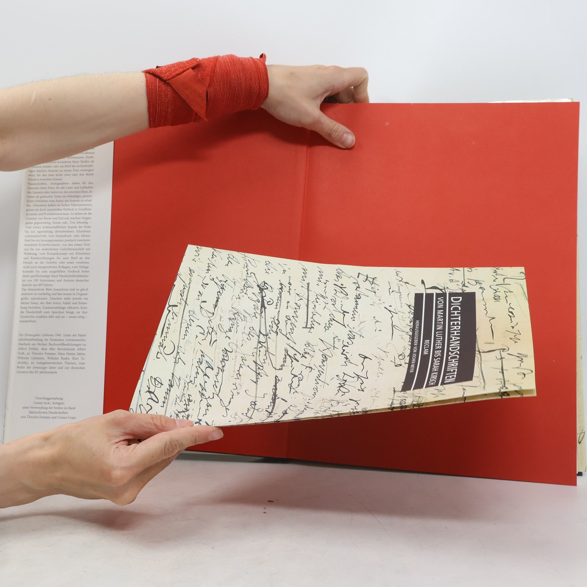 Jochen Meyer Dichterhandschriften