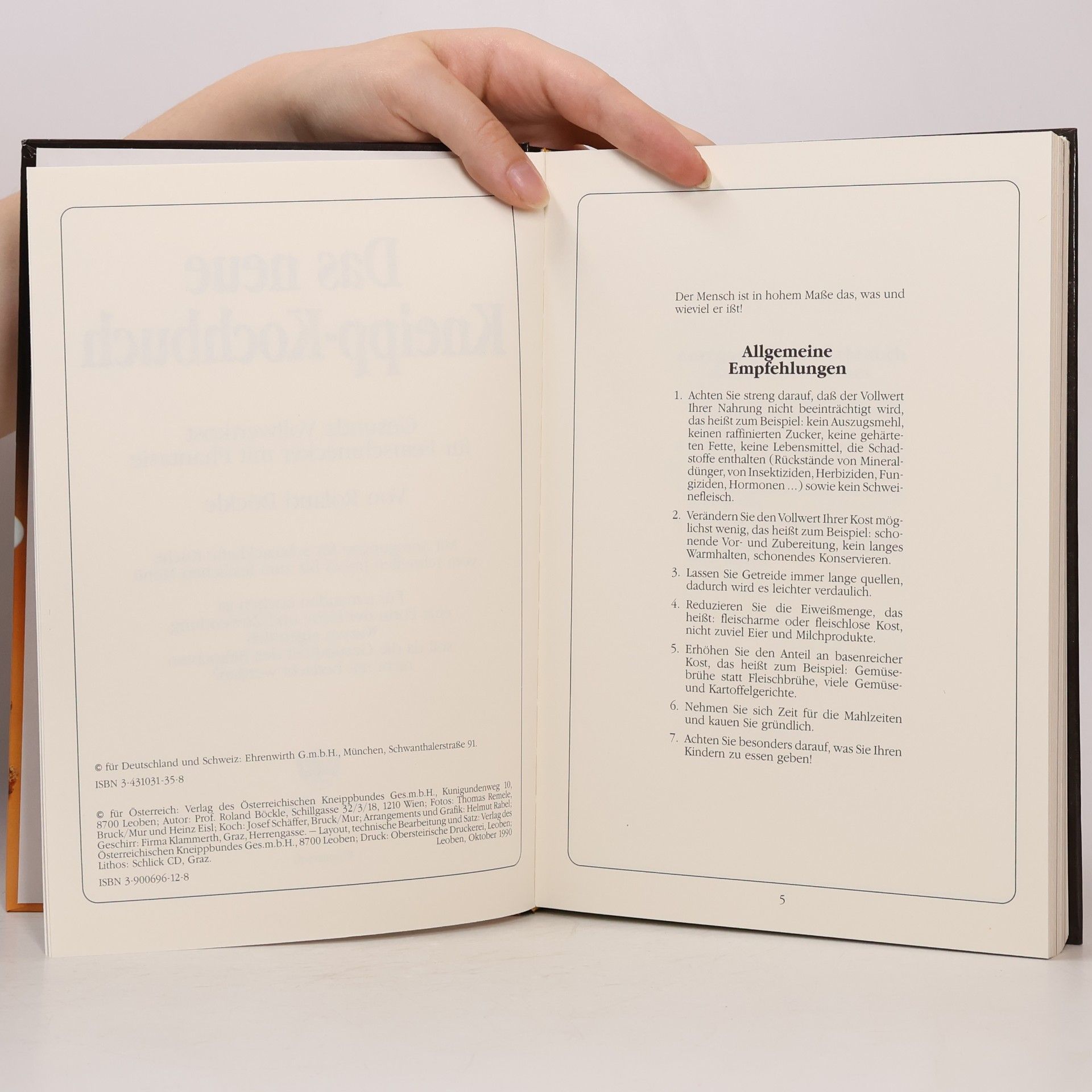 Roland Böckle Das neue Kneipp-Kochbuch