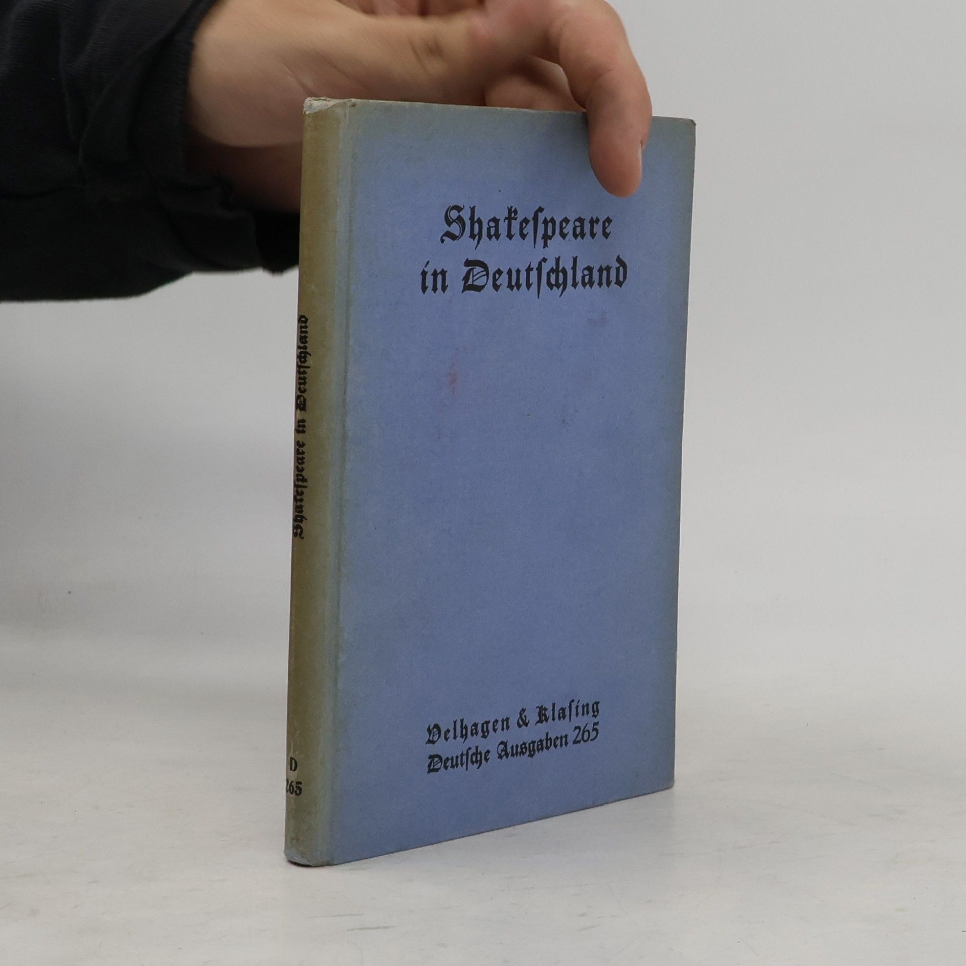 Lic. Dr. Gustav Würtenberg Shakespeare in Deutschland