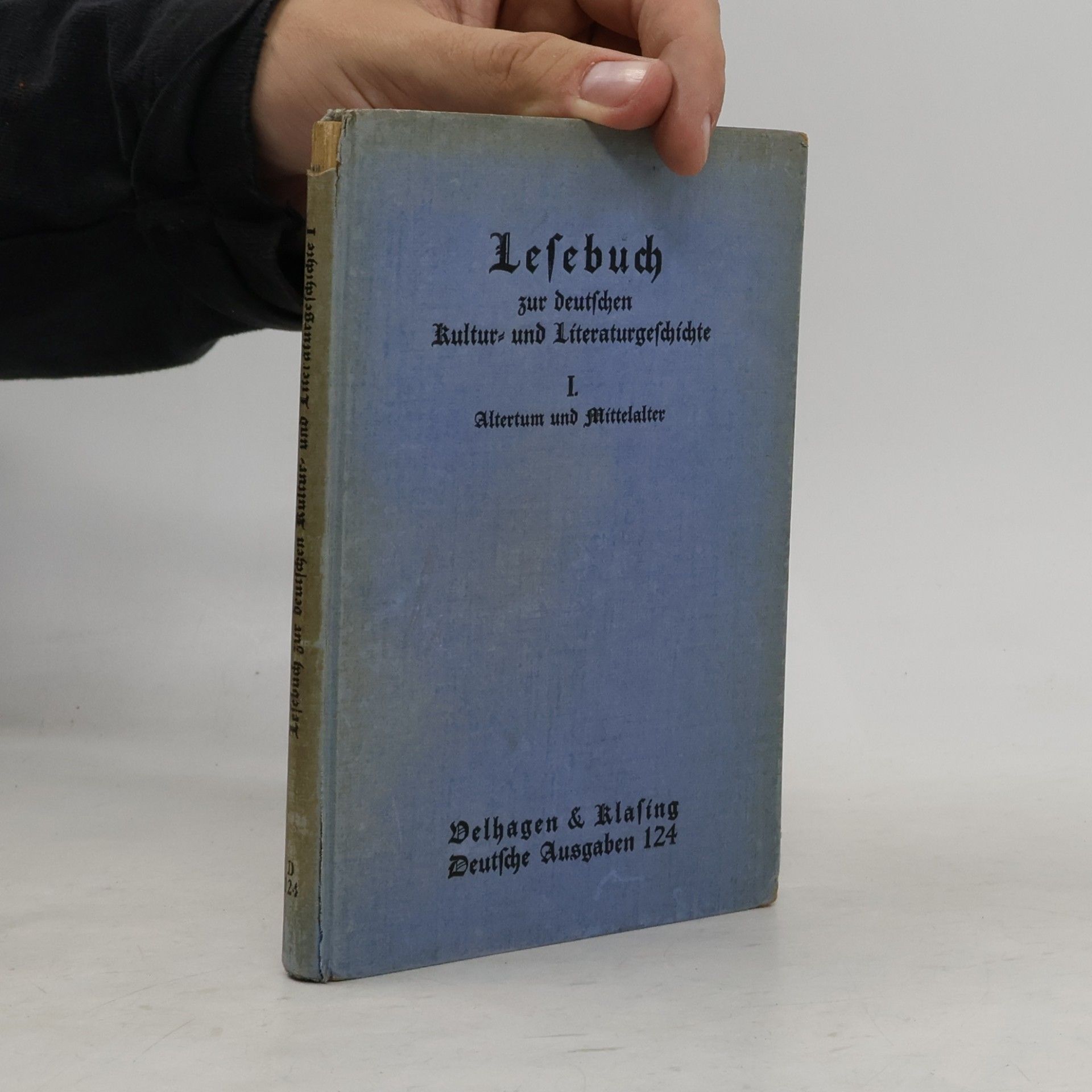 Lesebuch zur deutschen Kultur- und Literaturgeschichte I.
