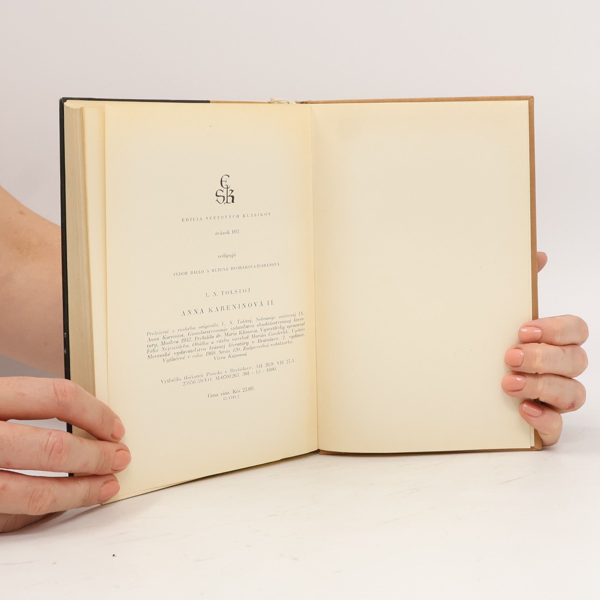 Lew Nikolajewitsch Tolstoi Anna Kareninová II.