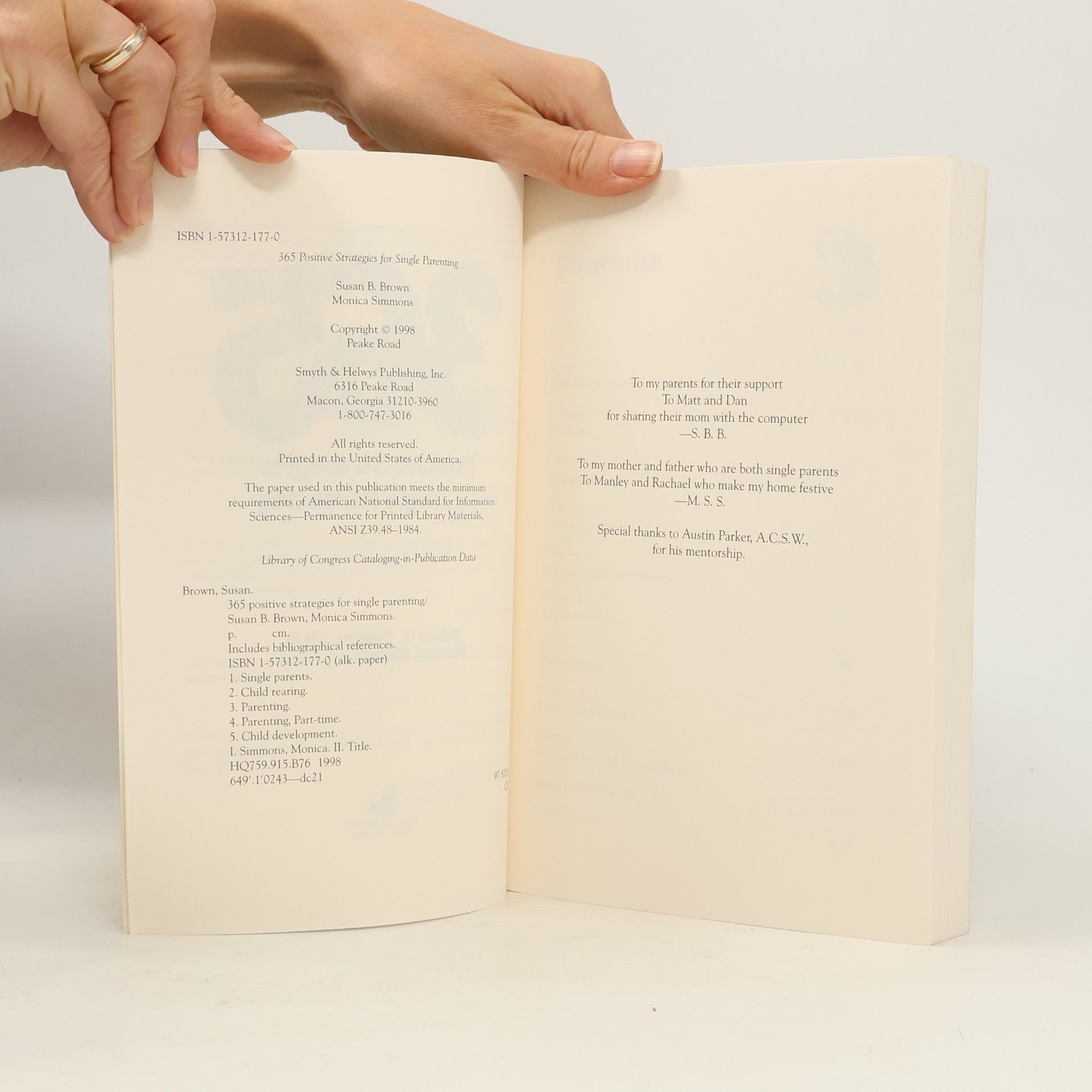 Susan B. Brown 365 Positive Strategies for Single Parenting