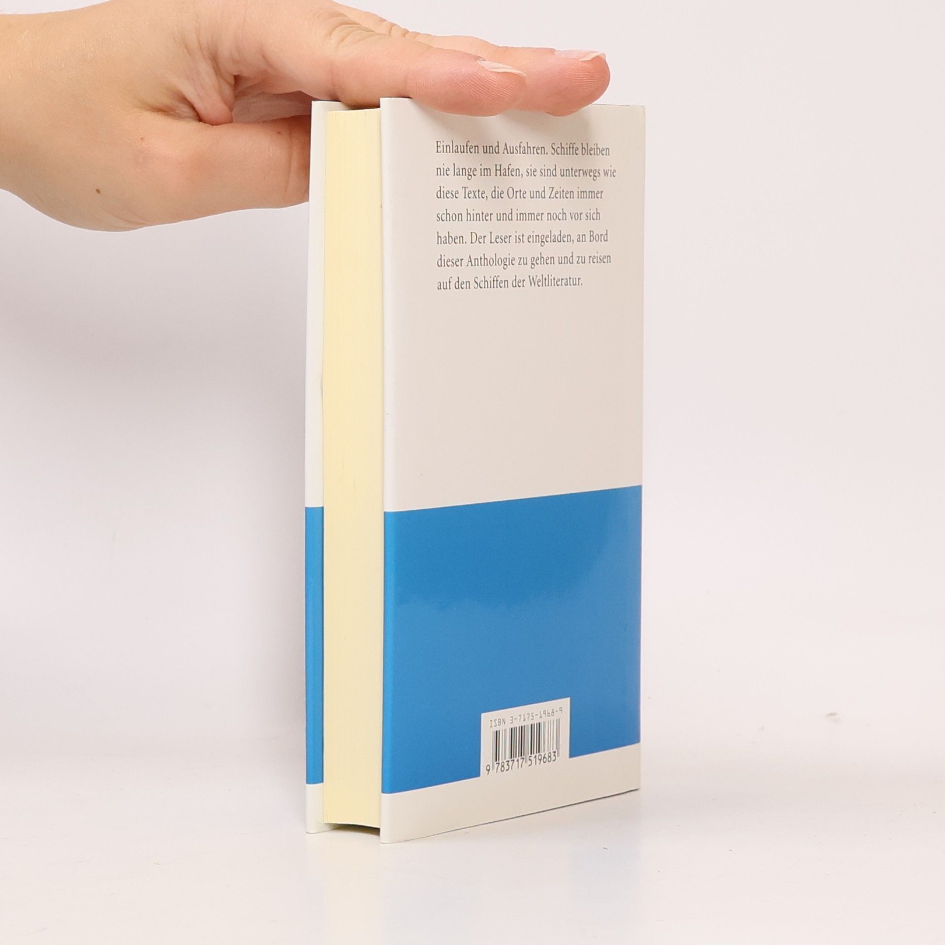 Manfred Gsteiger Manesse Bibliothek der Weltliteratur: Schiffe in der Weltliteratur