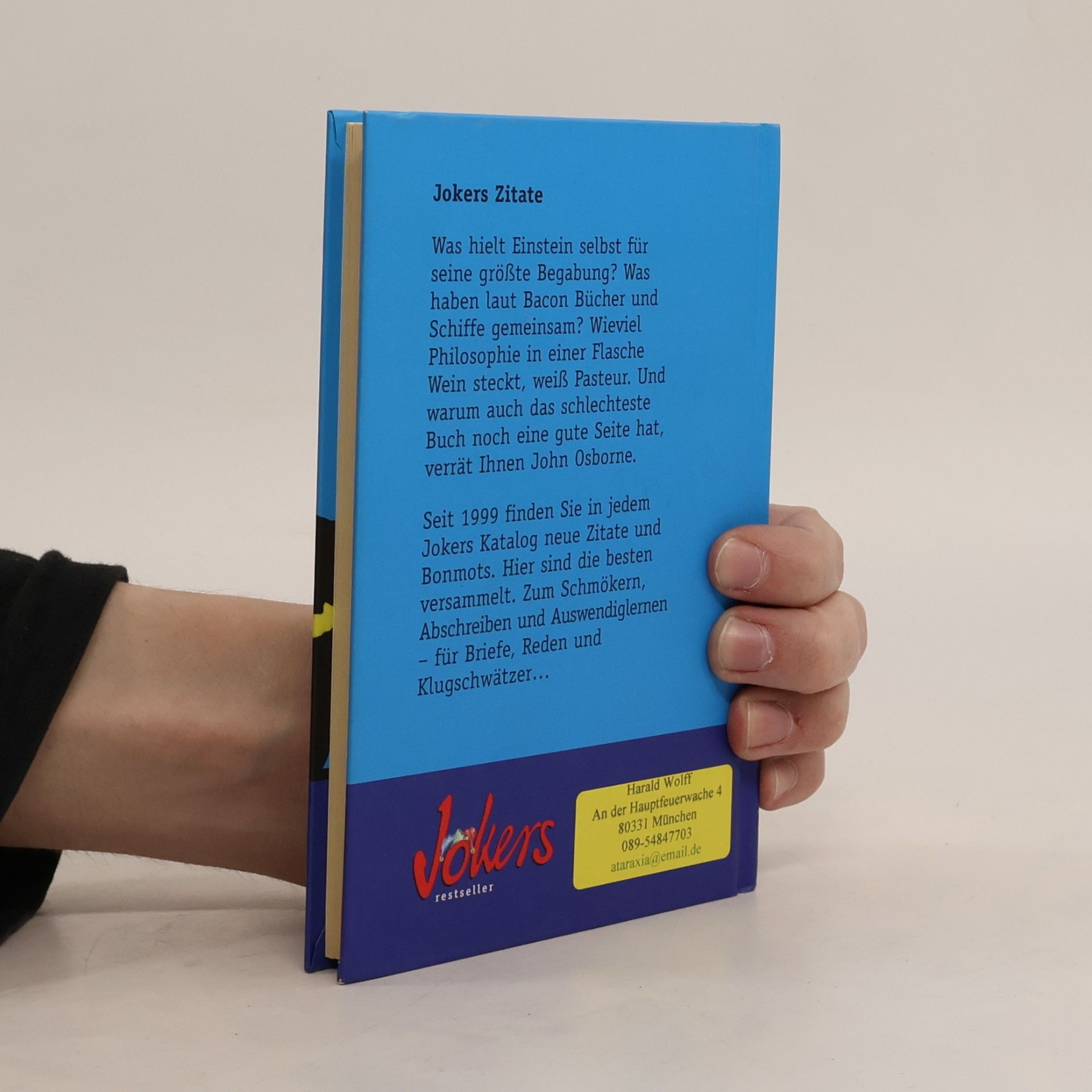Collectif d'auteurs Jokers "Zitate" von Thomas von Aquin bis Oscar Wilde