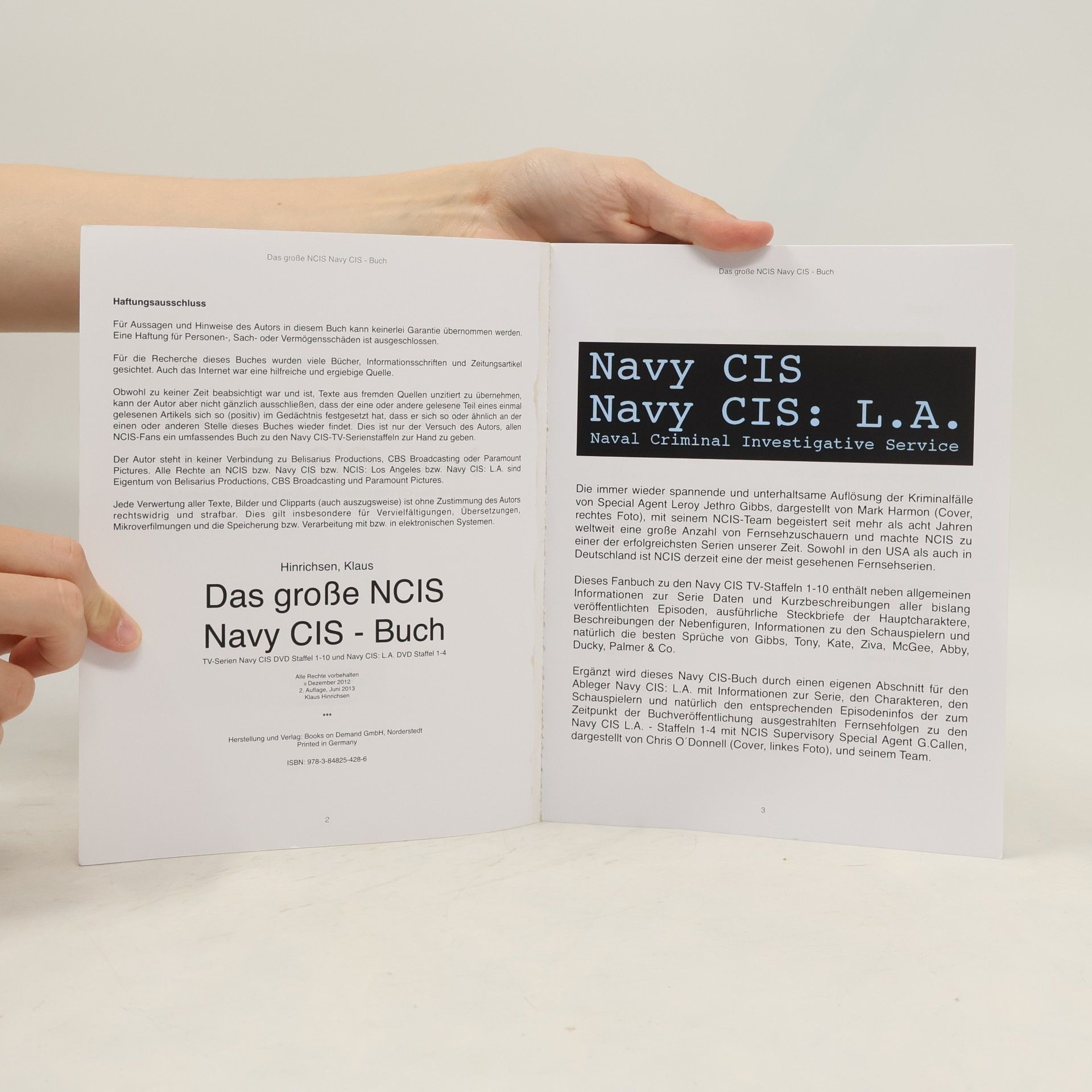 Klaus Hinrichsen Das große NCIS-, Navy CIS-Buch