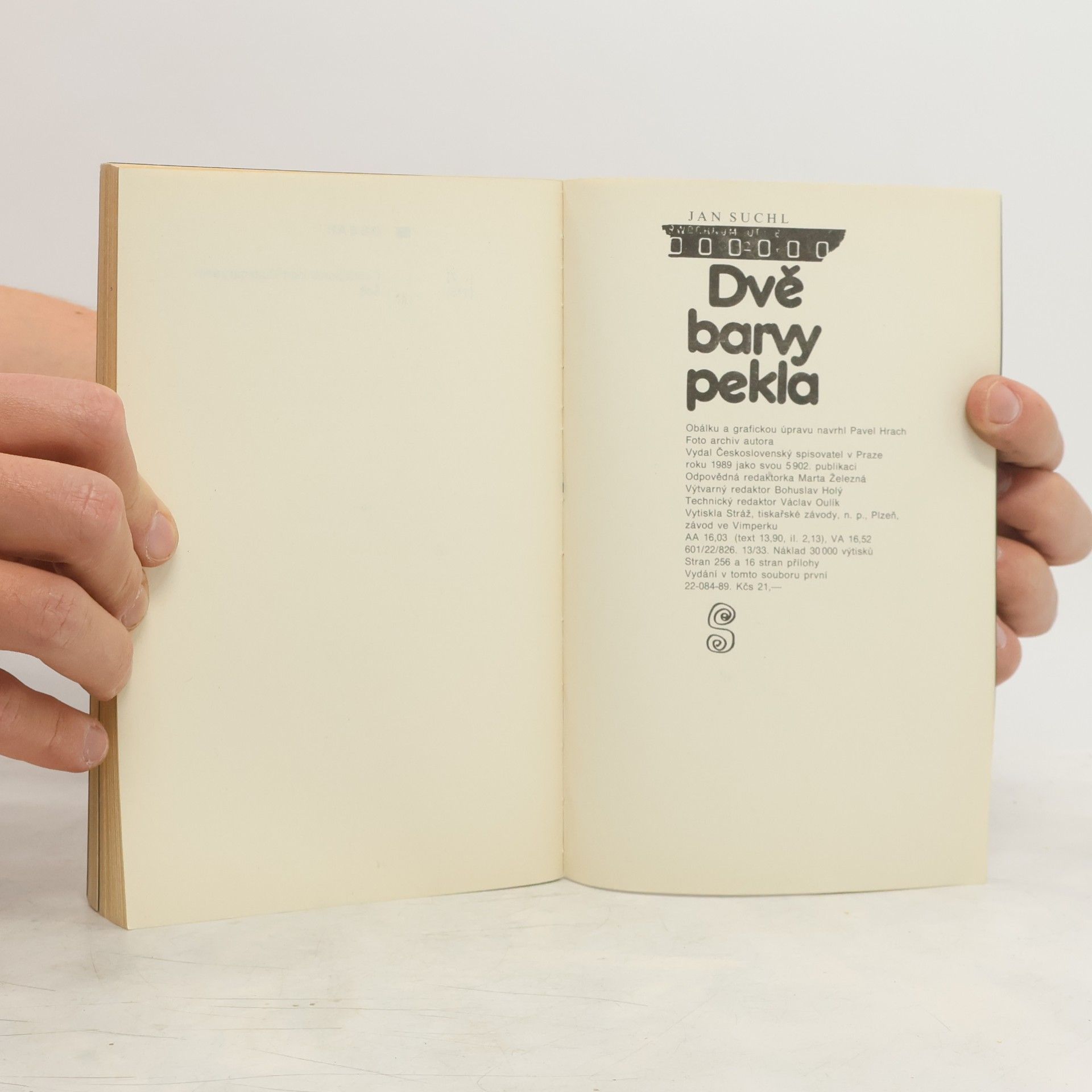 Jan Suchl Dvě barvy pekla