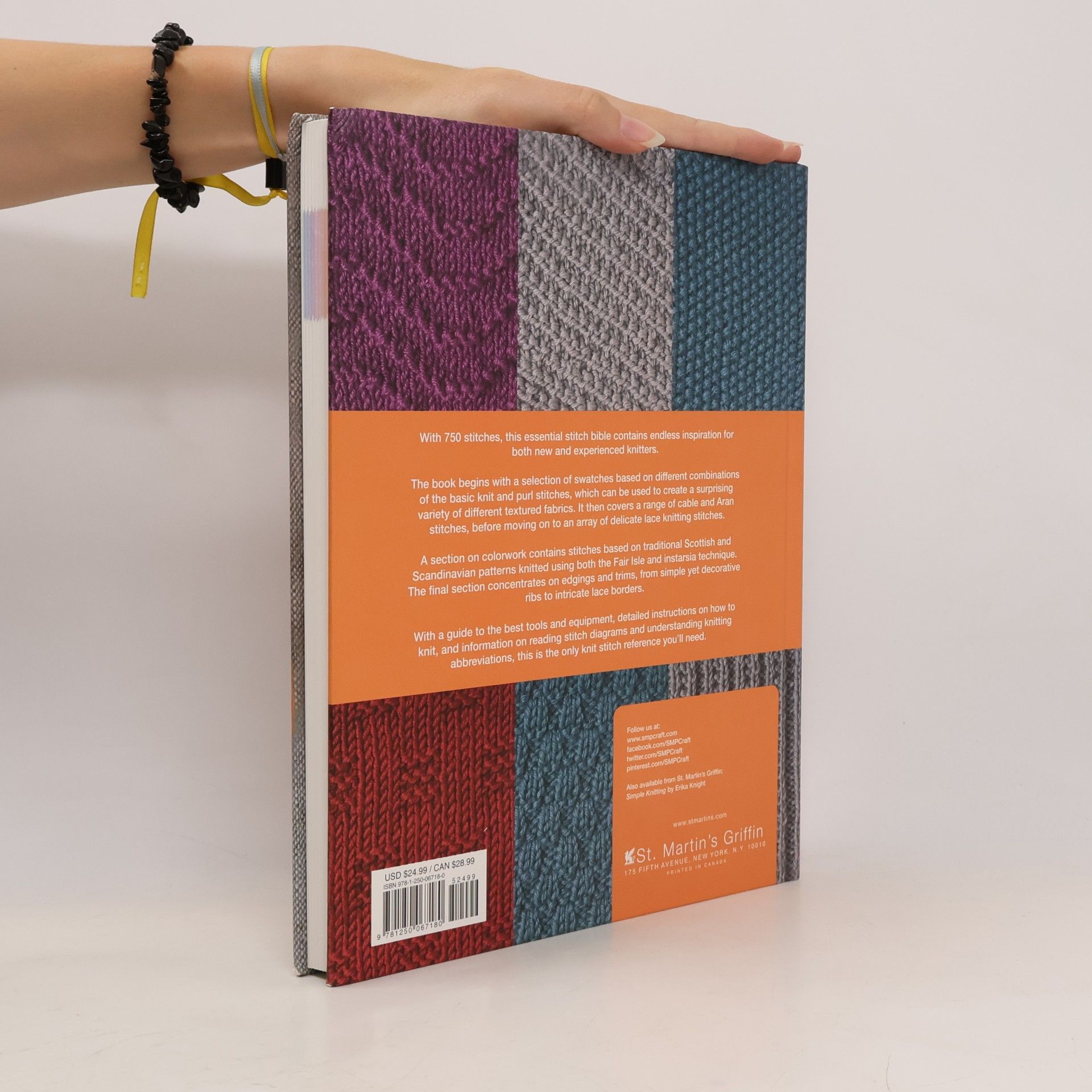 750 Knitting Stitches: The Ultimate Knit Stitch Bible