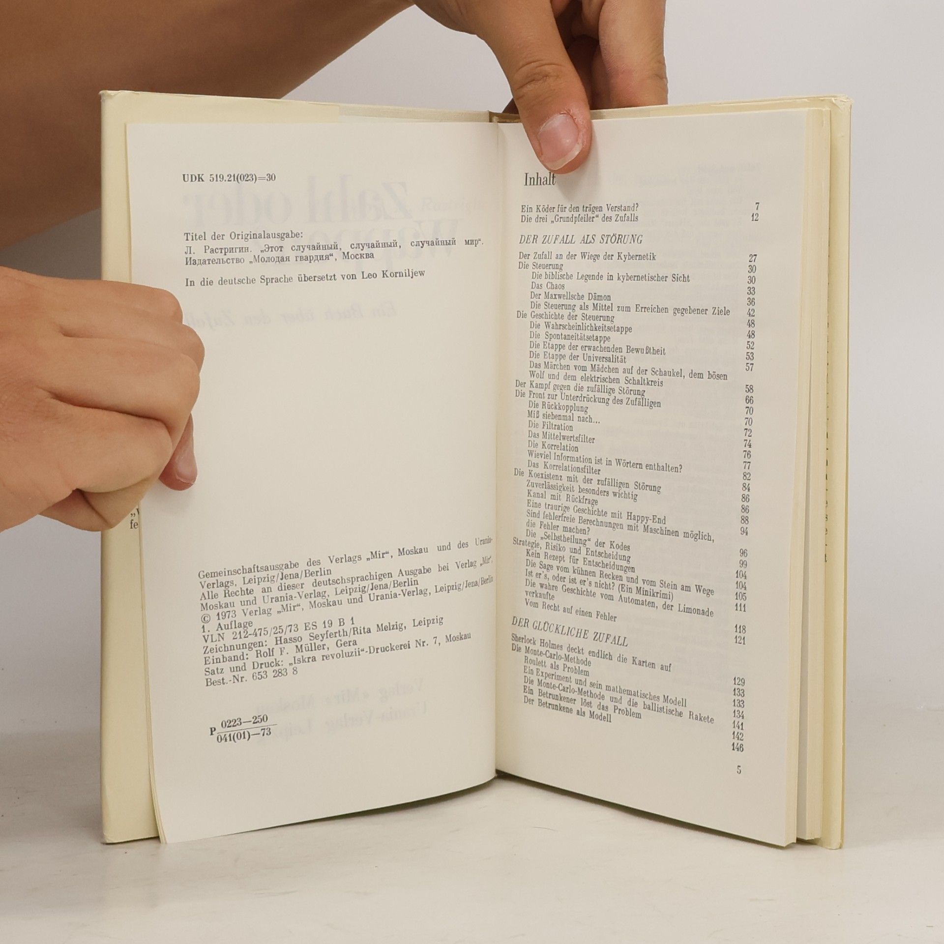 Leonhard A. Rastrigin Zahl oder Wappen? Ein Buch über den Zufall
