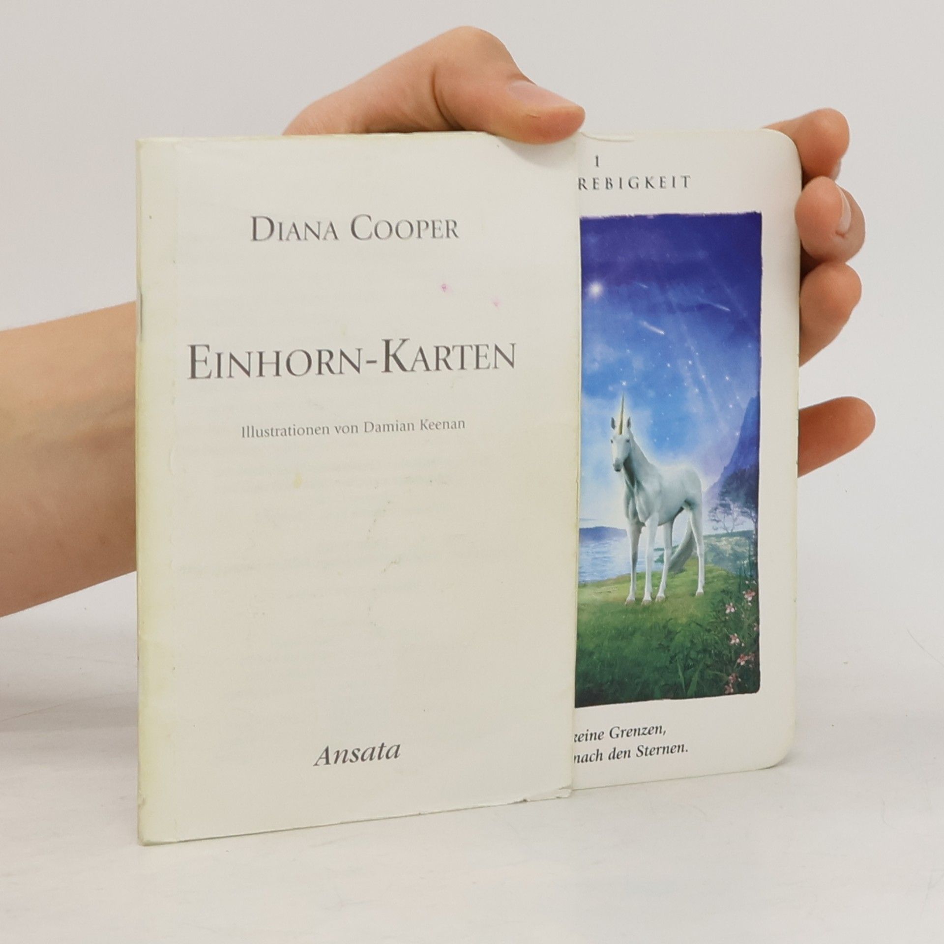 Diana Cooper Einhorn-Karten