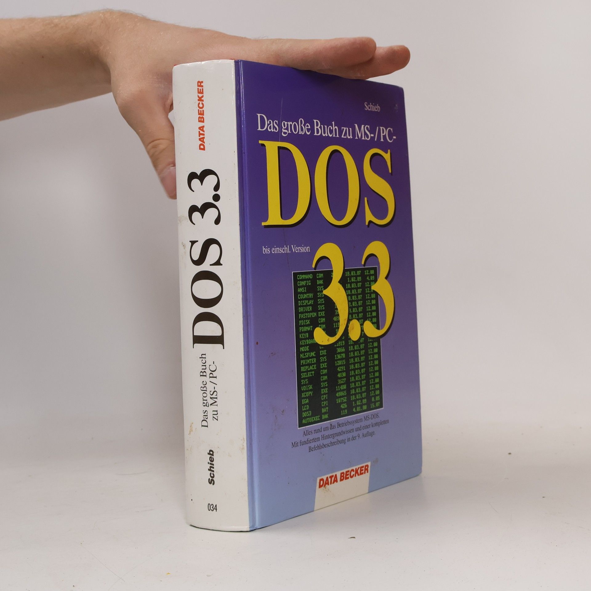Jörg Schieb Das grosse Buch zu MS-DOS, PC-DOS