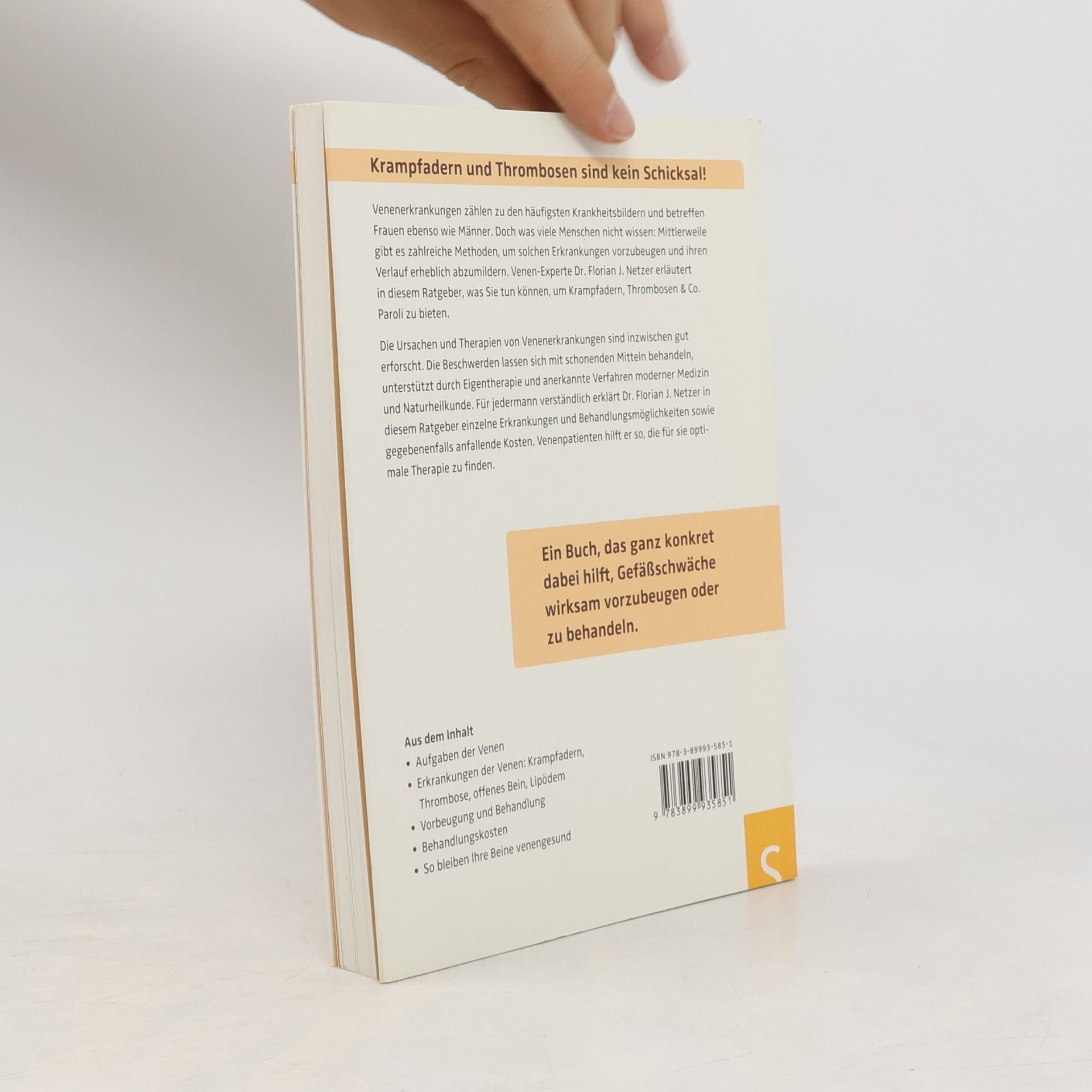 Dr. med. Florian J. Netzer Das Venenbuch