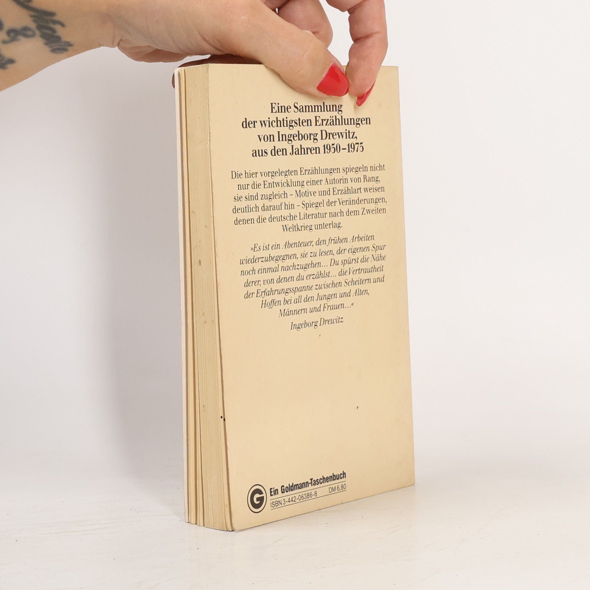 Ingeborg Drewitz Der eine, der andere