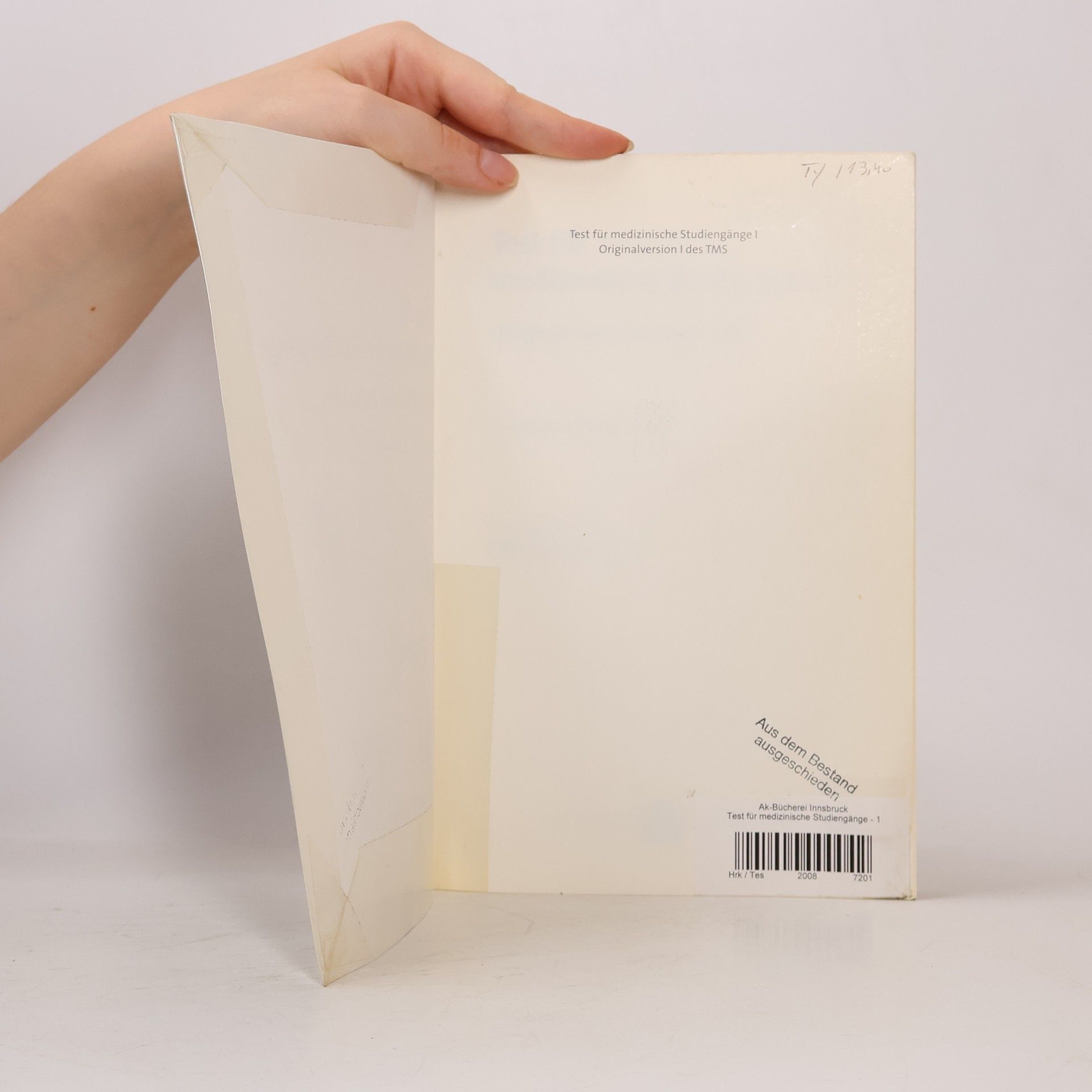 Autorenkollektiv Test für medizinische Studiengänge I