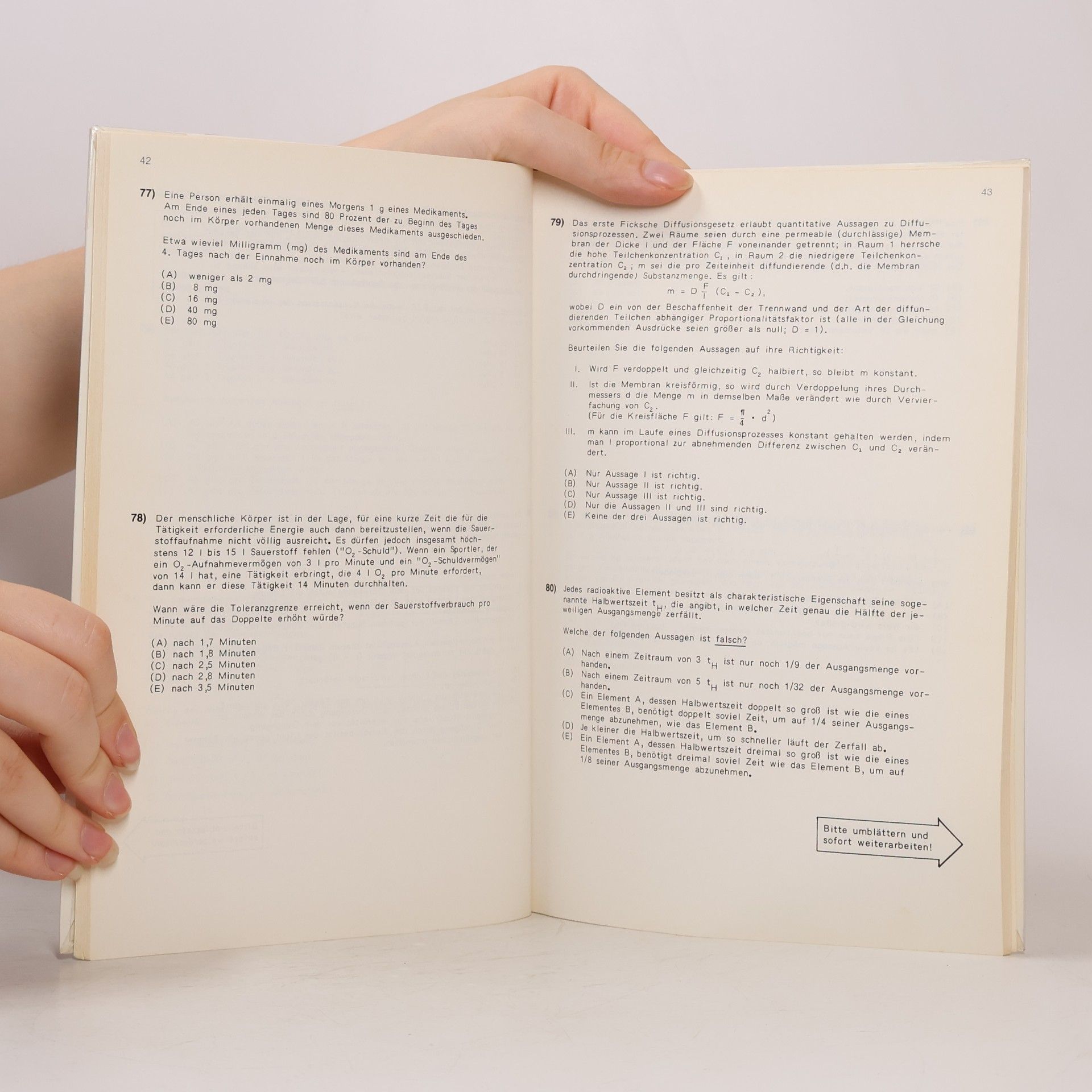 Autorenkollektiv Test für medizinische Studiengänge I