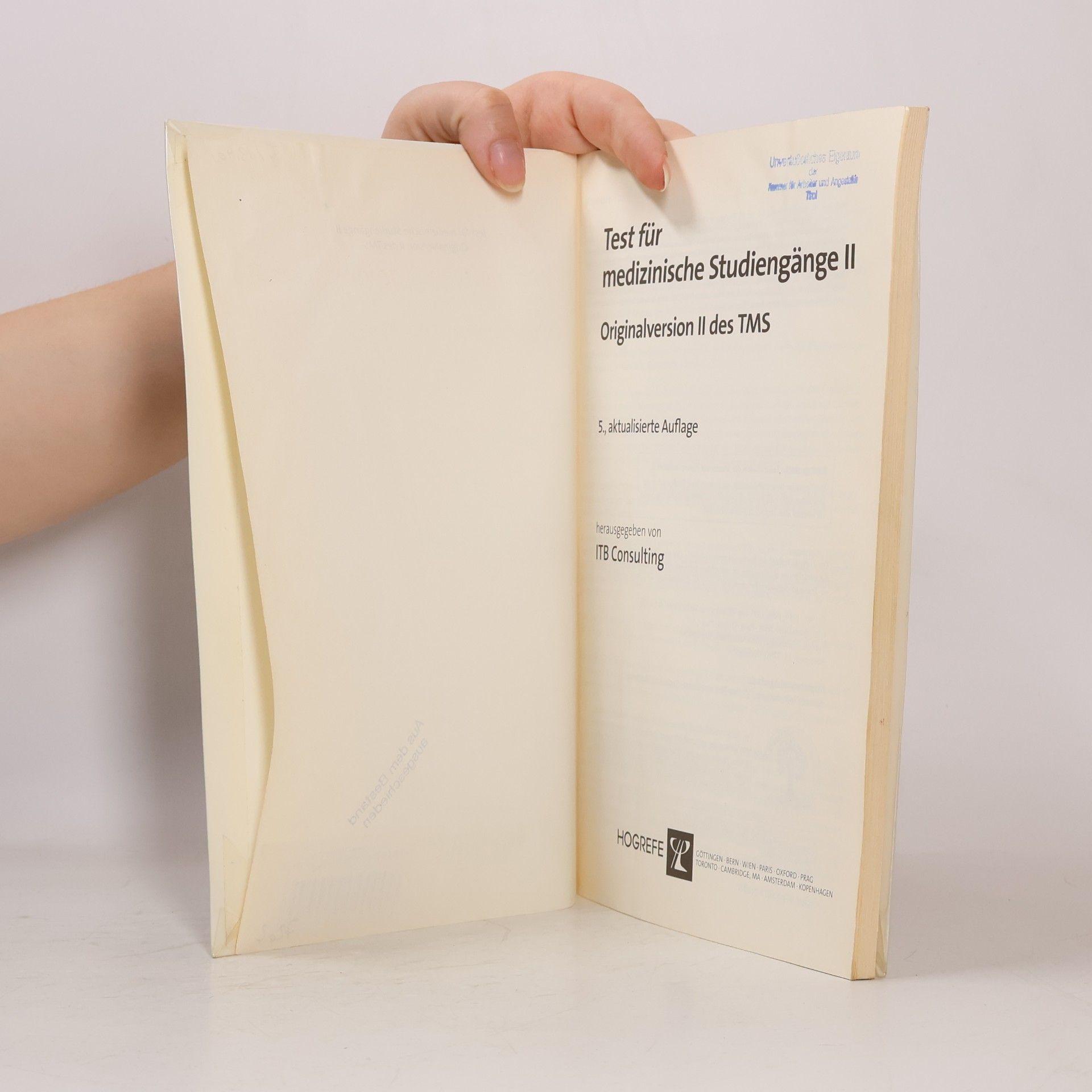Autorenkollektiv Test für medizinische Studiengänge II