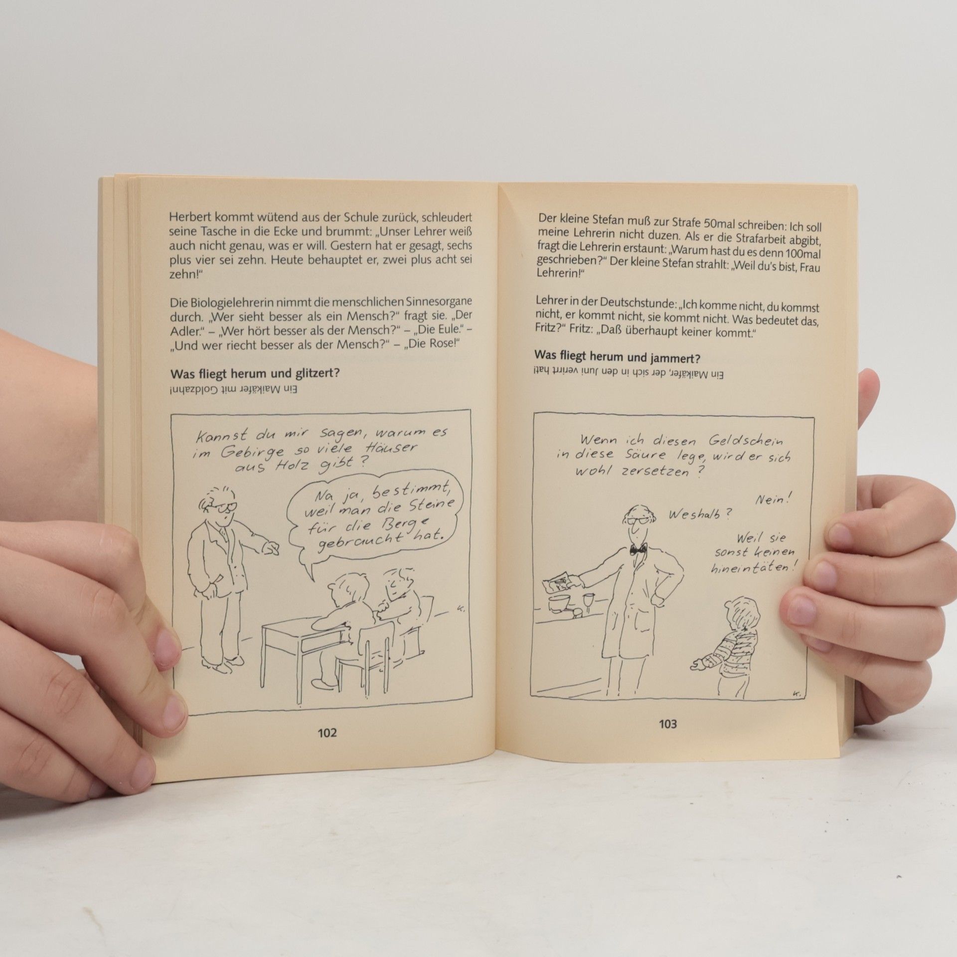 Dieter Dambach Cartoons, Witze, Scherzfragen