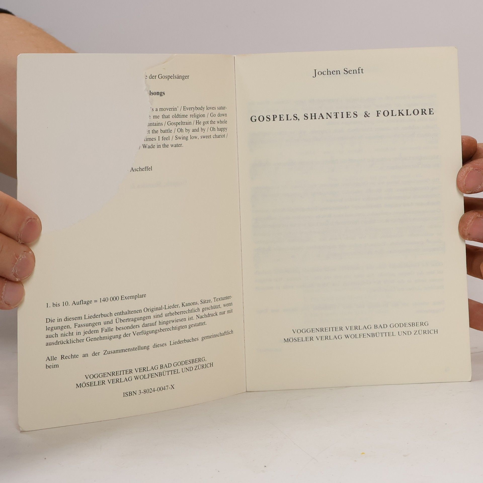 Jochen Senft Gospels, Shanties und Folklore